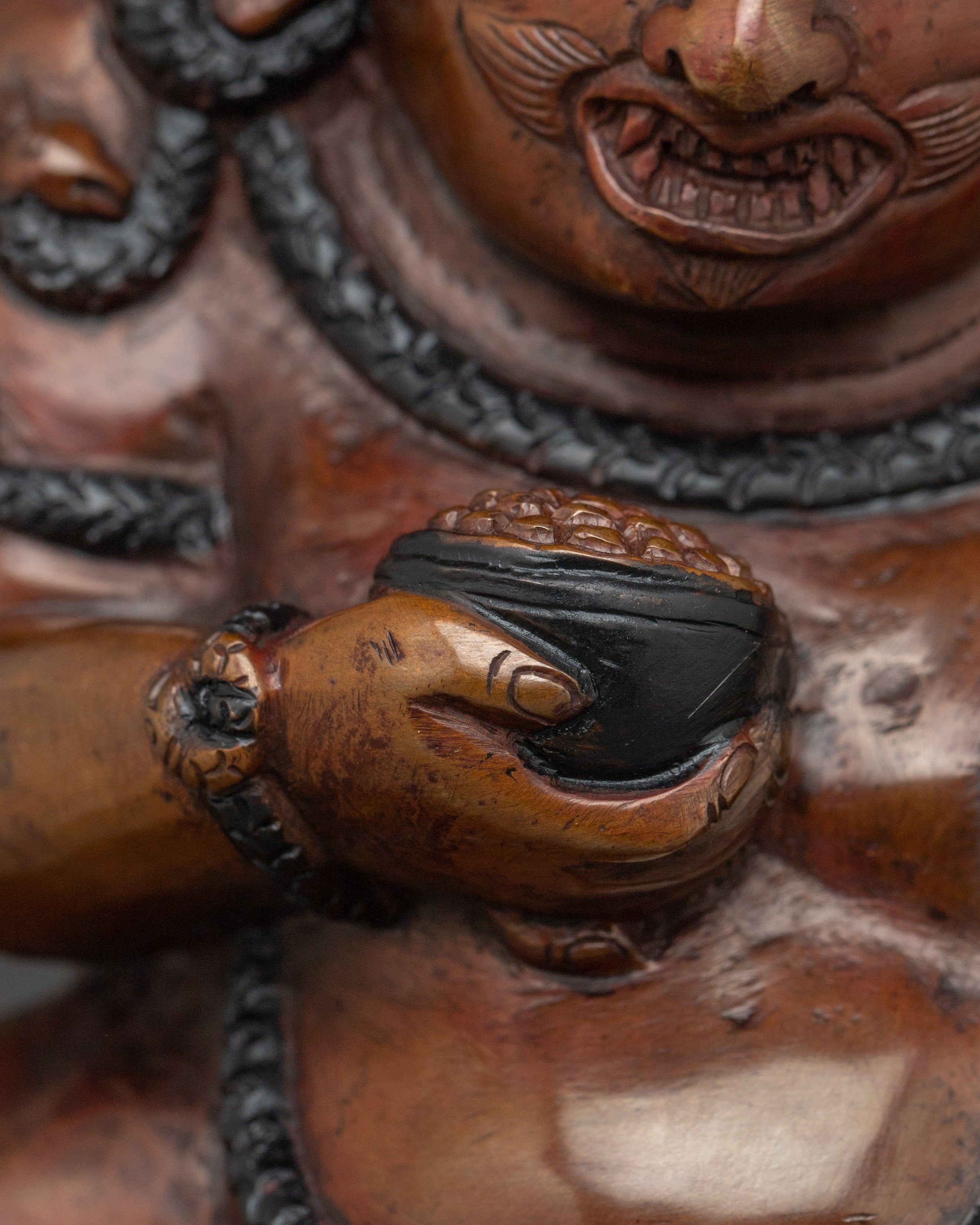 Wealth Deity Black Dzambhala Statue | Tibetan Buddhist Wealth Icon