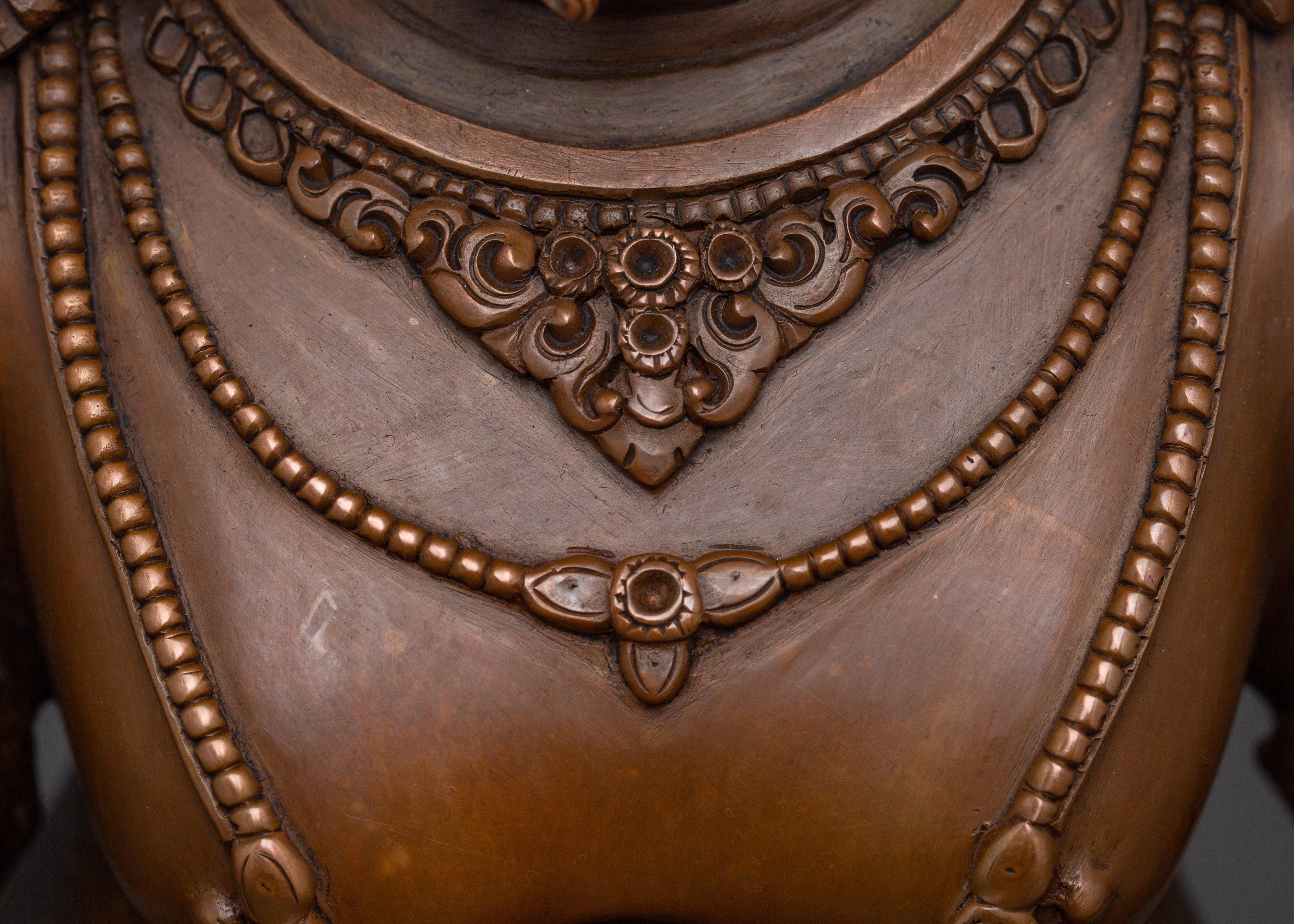 Oxidized Dzambhala Wealth Deity Statue | Guardian of Treasure