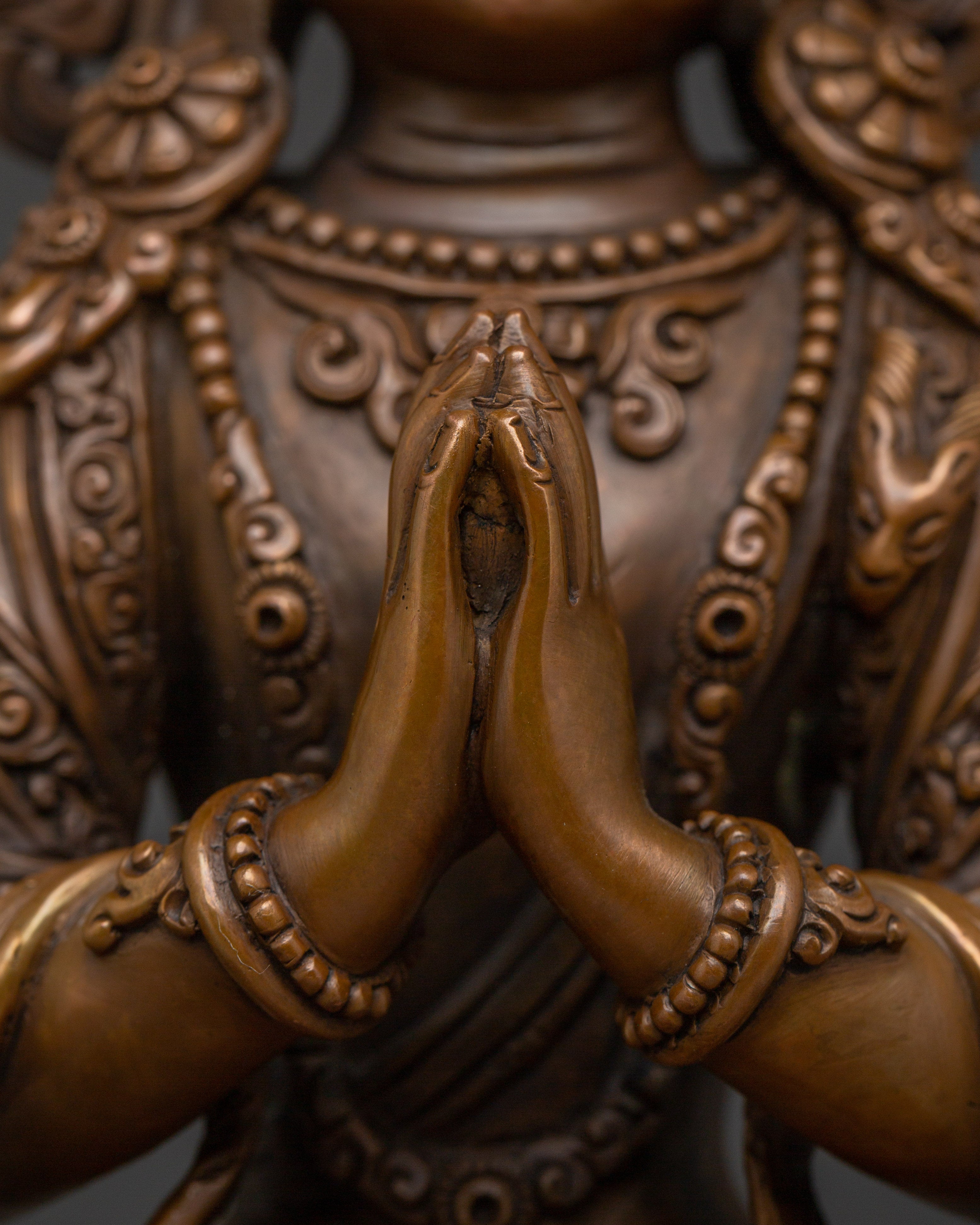 Divine Bodhisattva Chenrezig Statue | Avalokiteshvara - Embodiment of Compassion