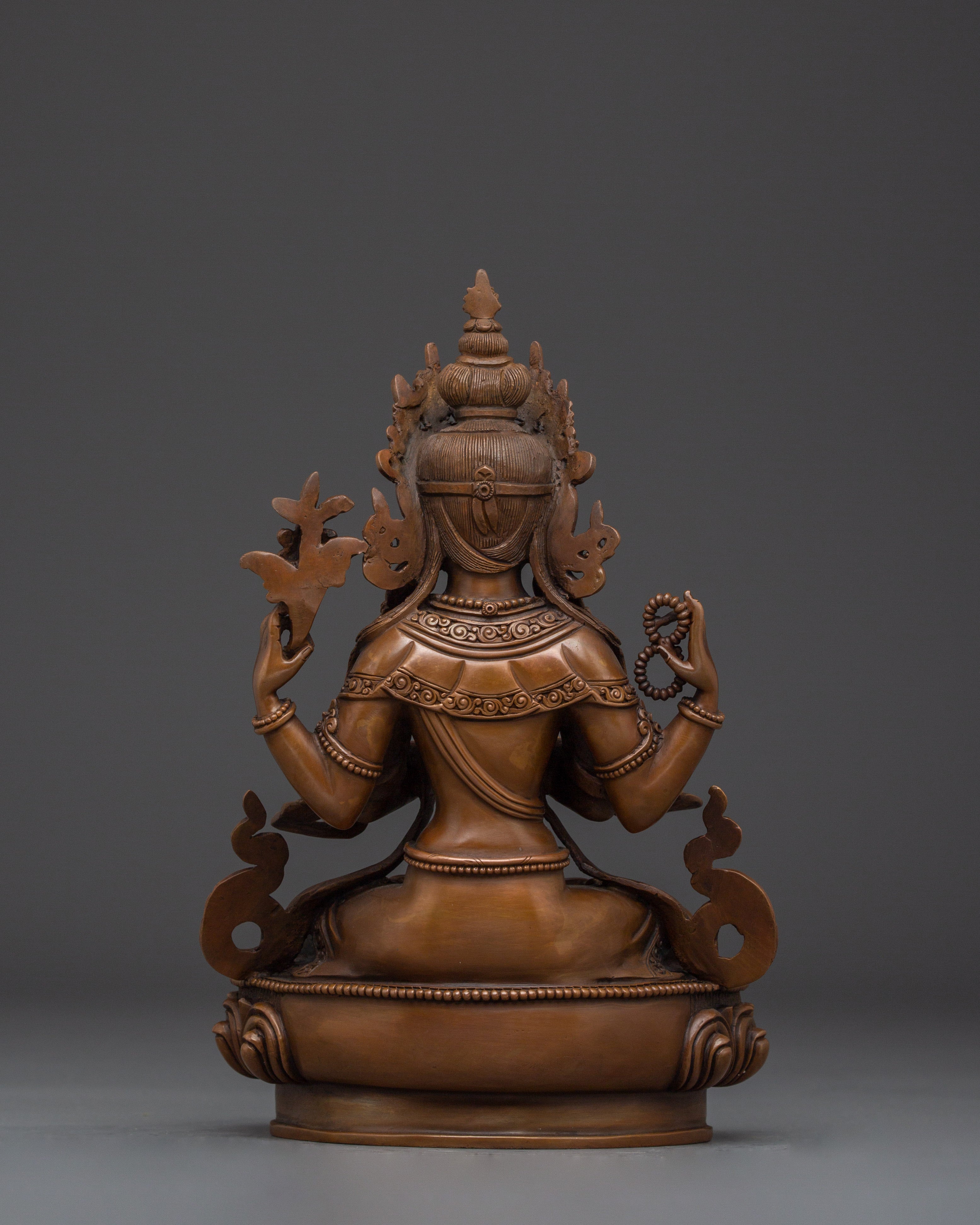 Divine Bodhisattva Chenrezig Statue | Avalokiteshvara - Embodiment of Compassion