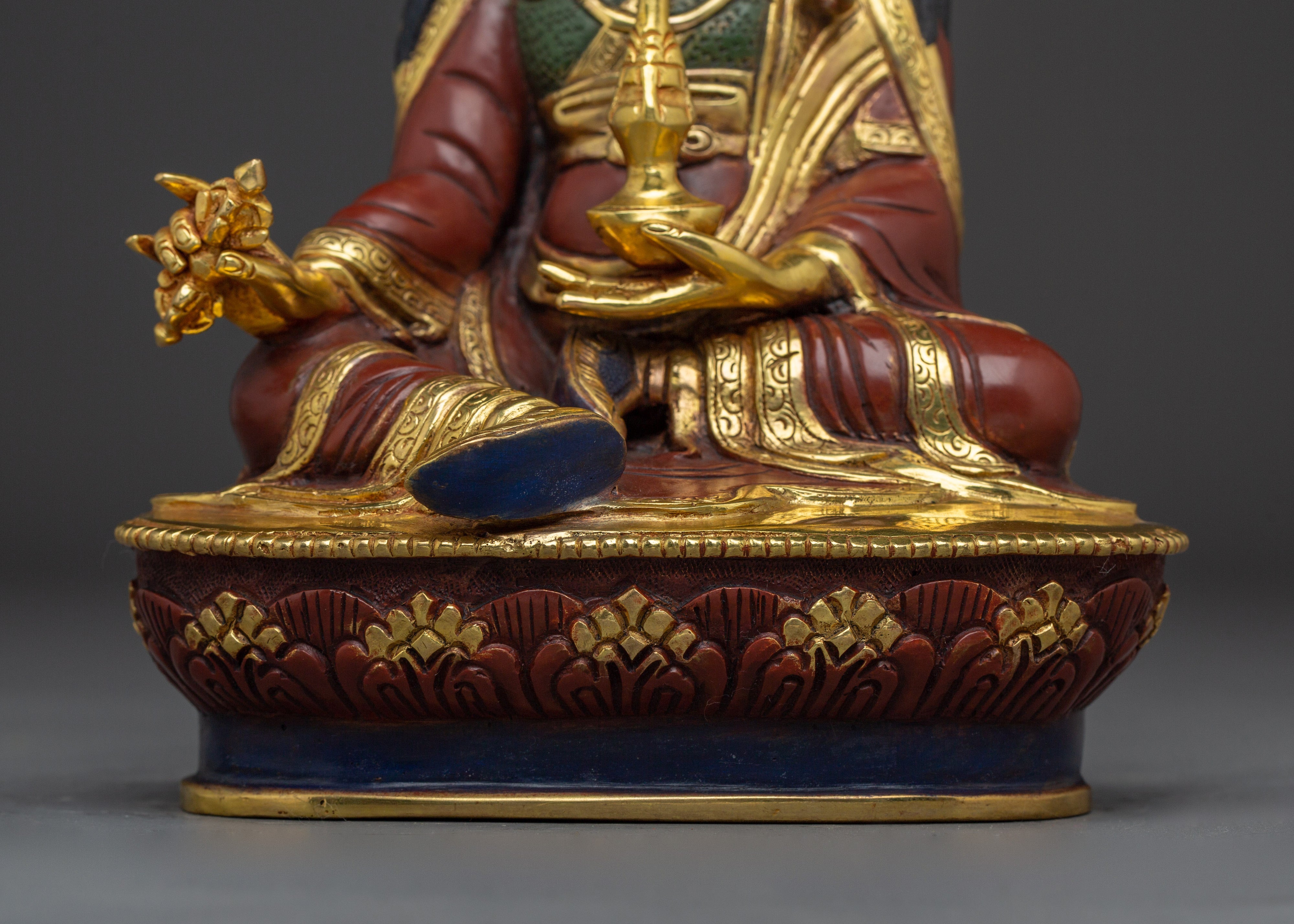 Vajrayana Master Guru Rinpoche Decor Statue | Precious Guru Padmasambhava