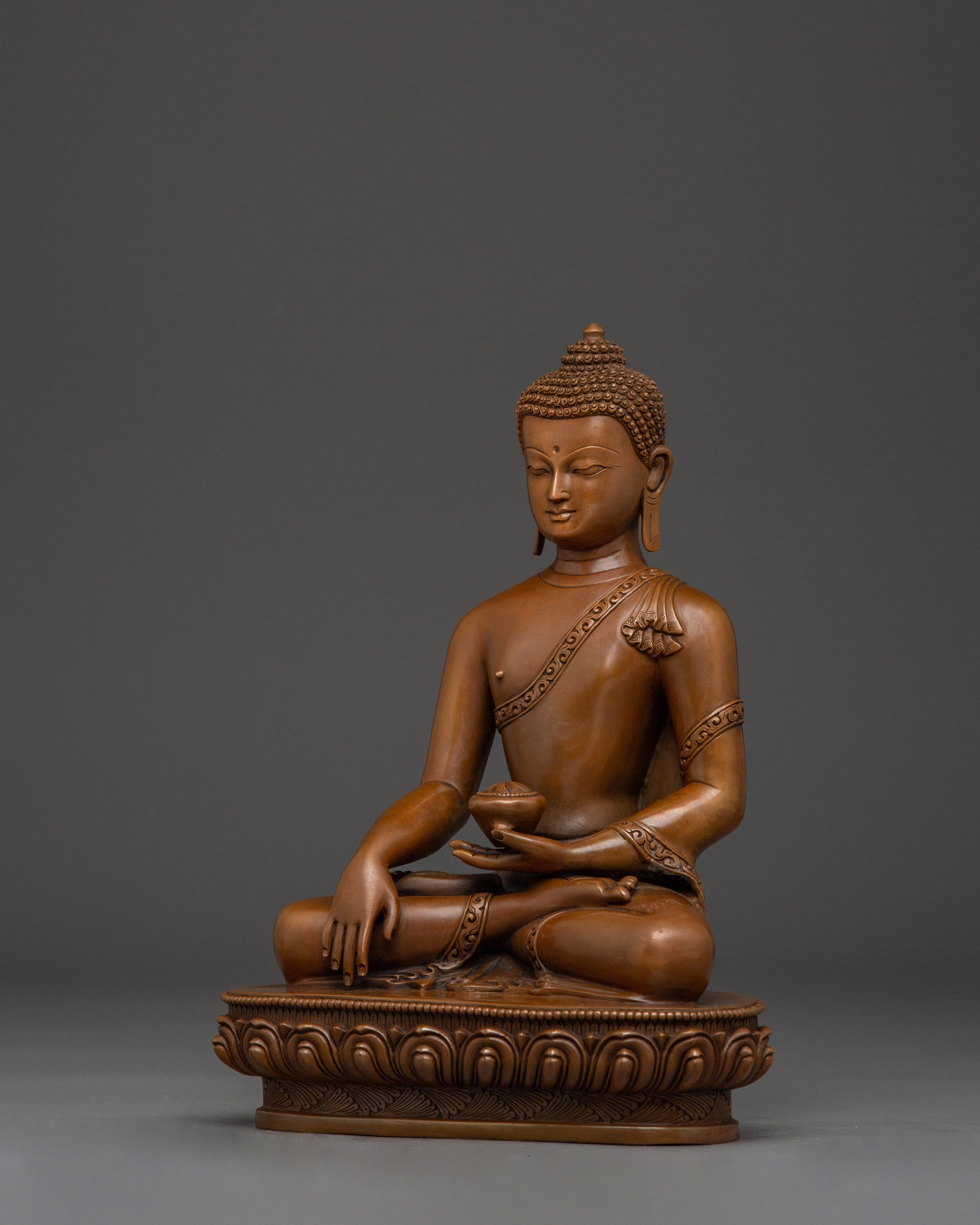 Oxidized Gautama Buddha Decor Statue | Shakyamuni Buddha - The Awakened One