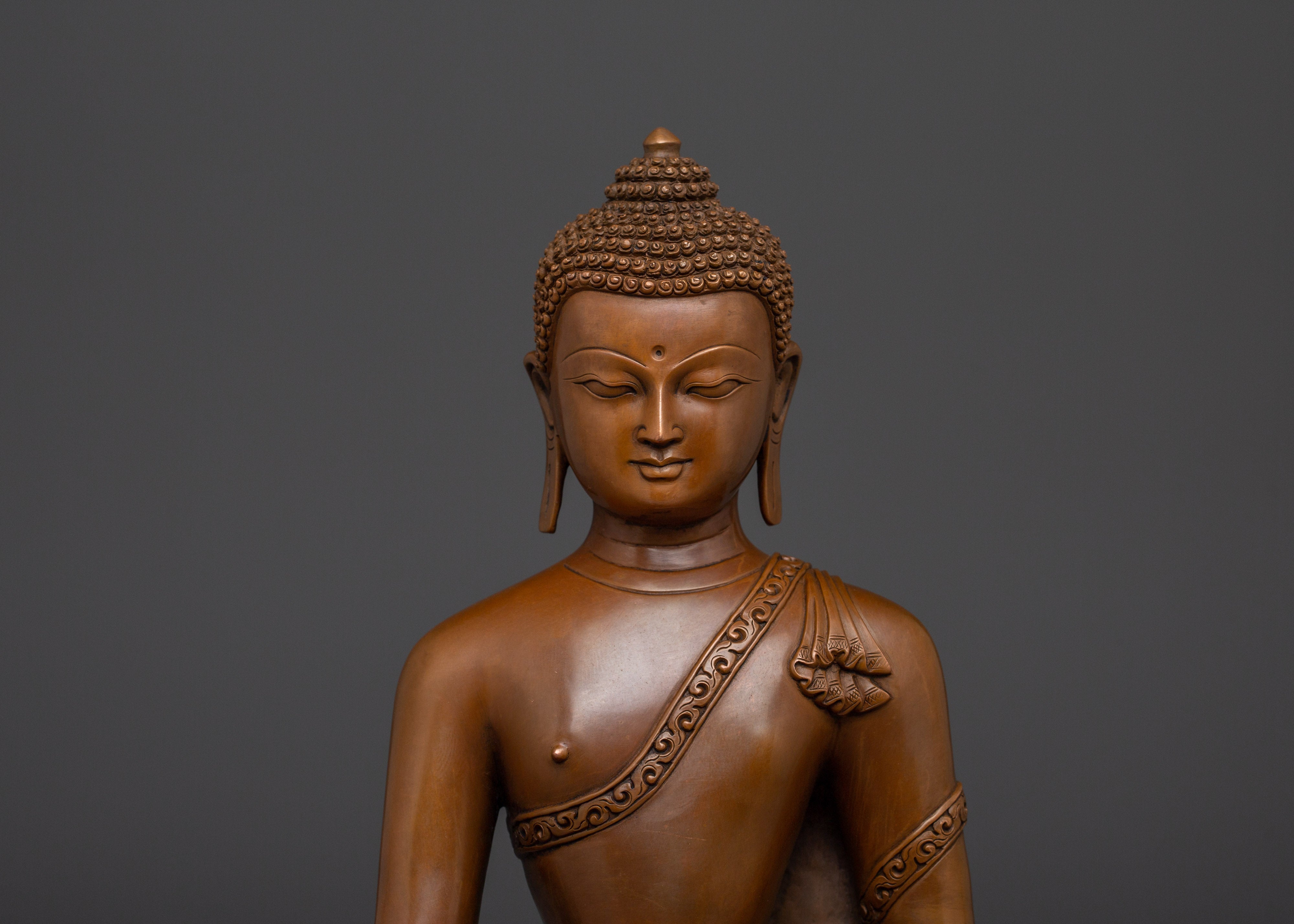 Oxidized Gautama Buddha Decor Statue | Shakyamuni Buddha - The Awakened One