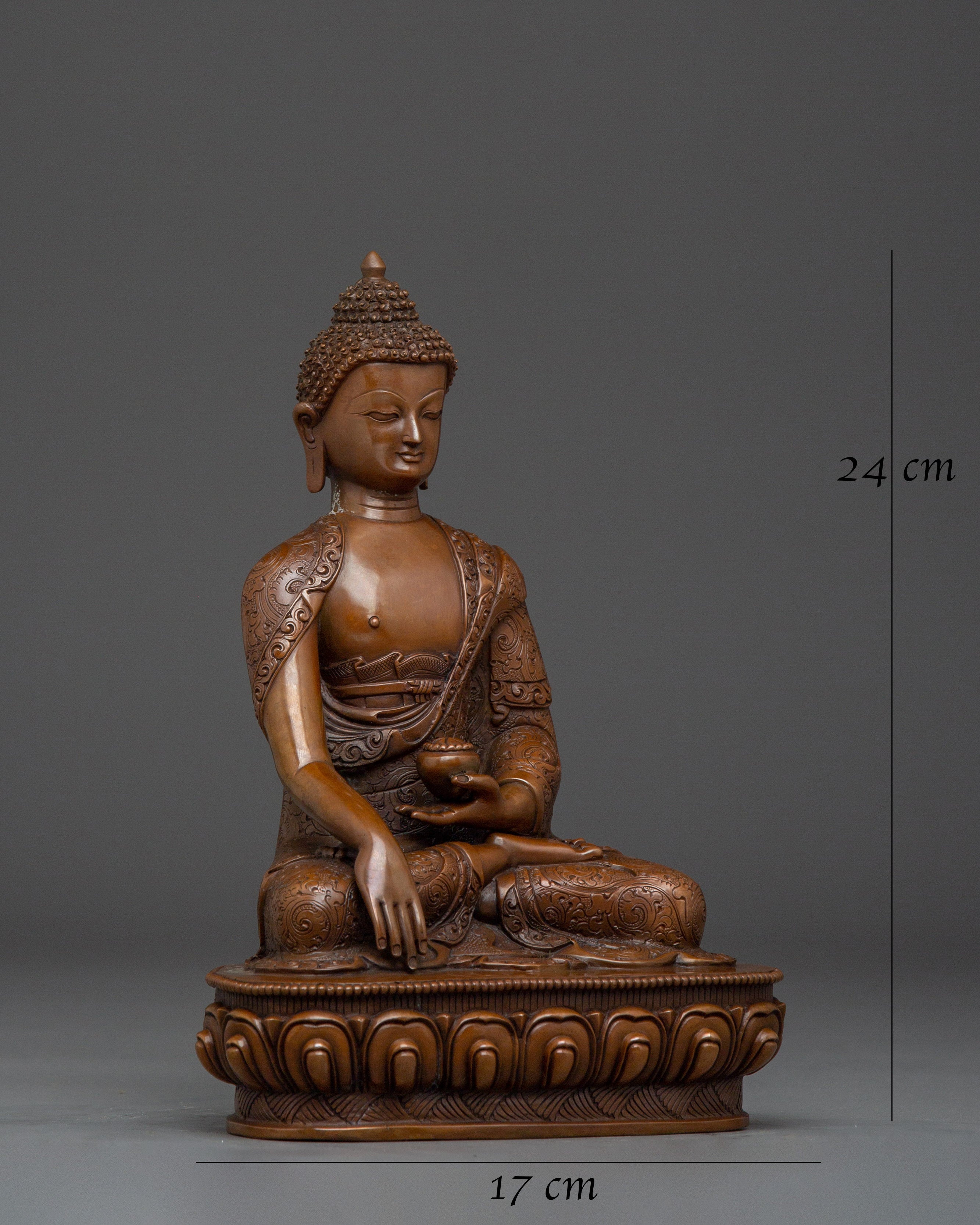 Handcrafted Tibetan Art of Shakyamuni Buddha