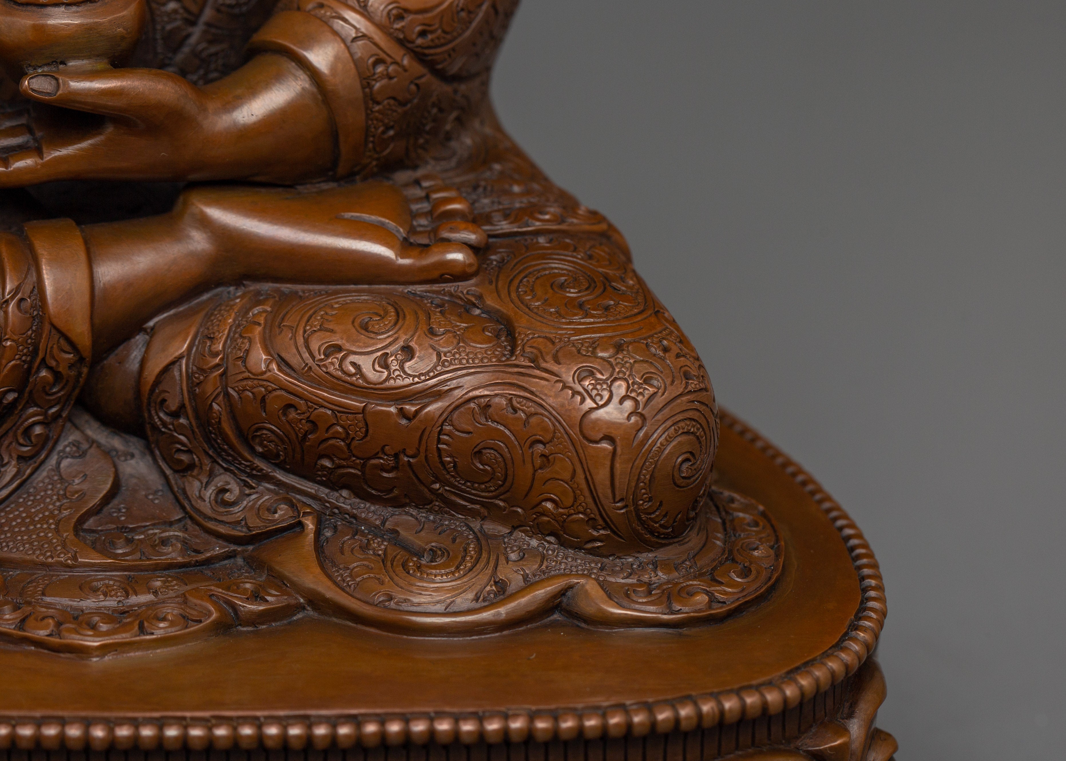 Handcrafted Tibetan Art of Shakyamuni Buddha Statue for Dharma and Altar Decor