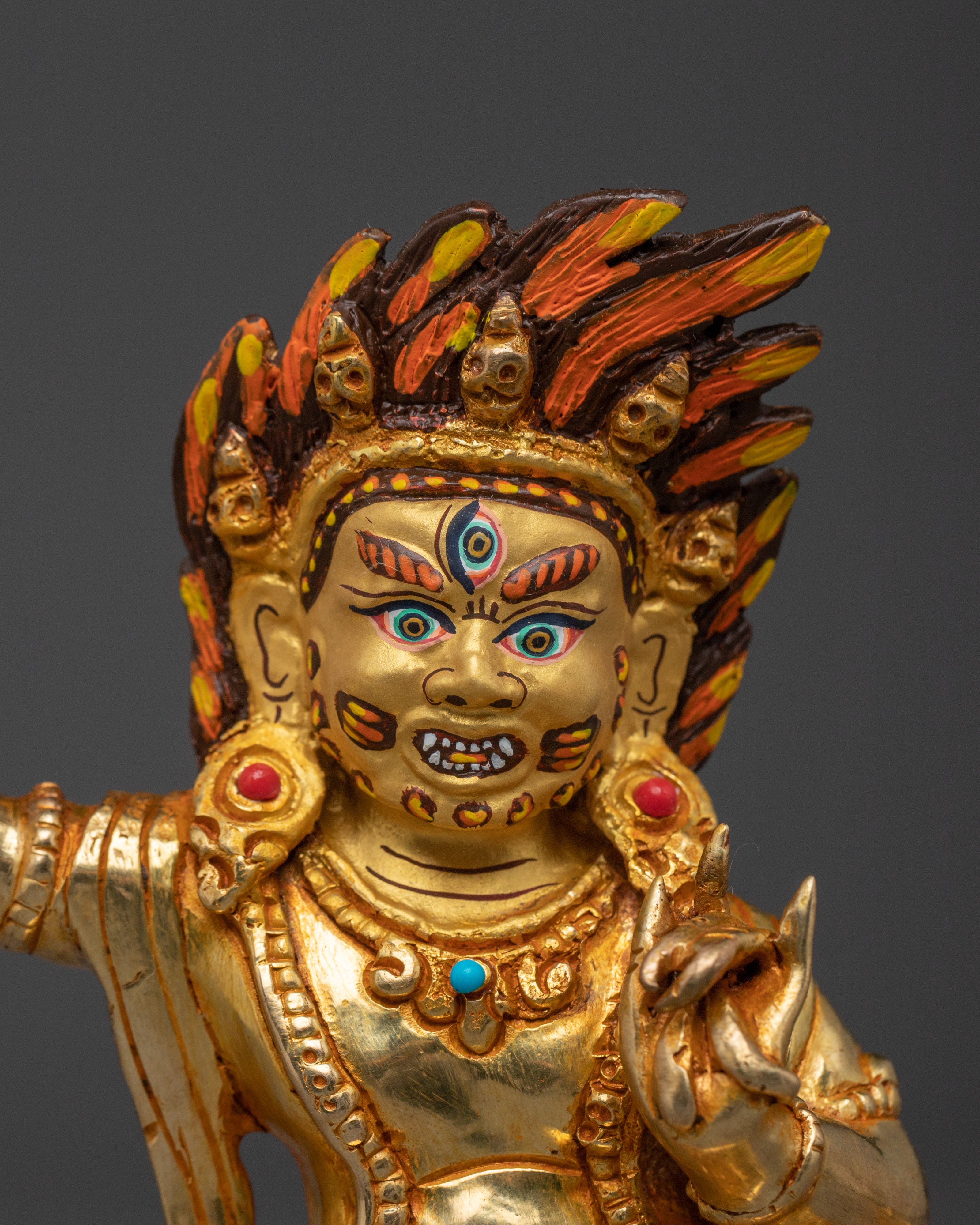 Enlightenment Symbol of Vajrapani Statue | Powerful Dharma Guardian