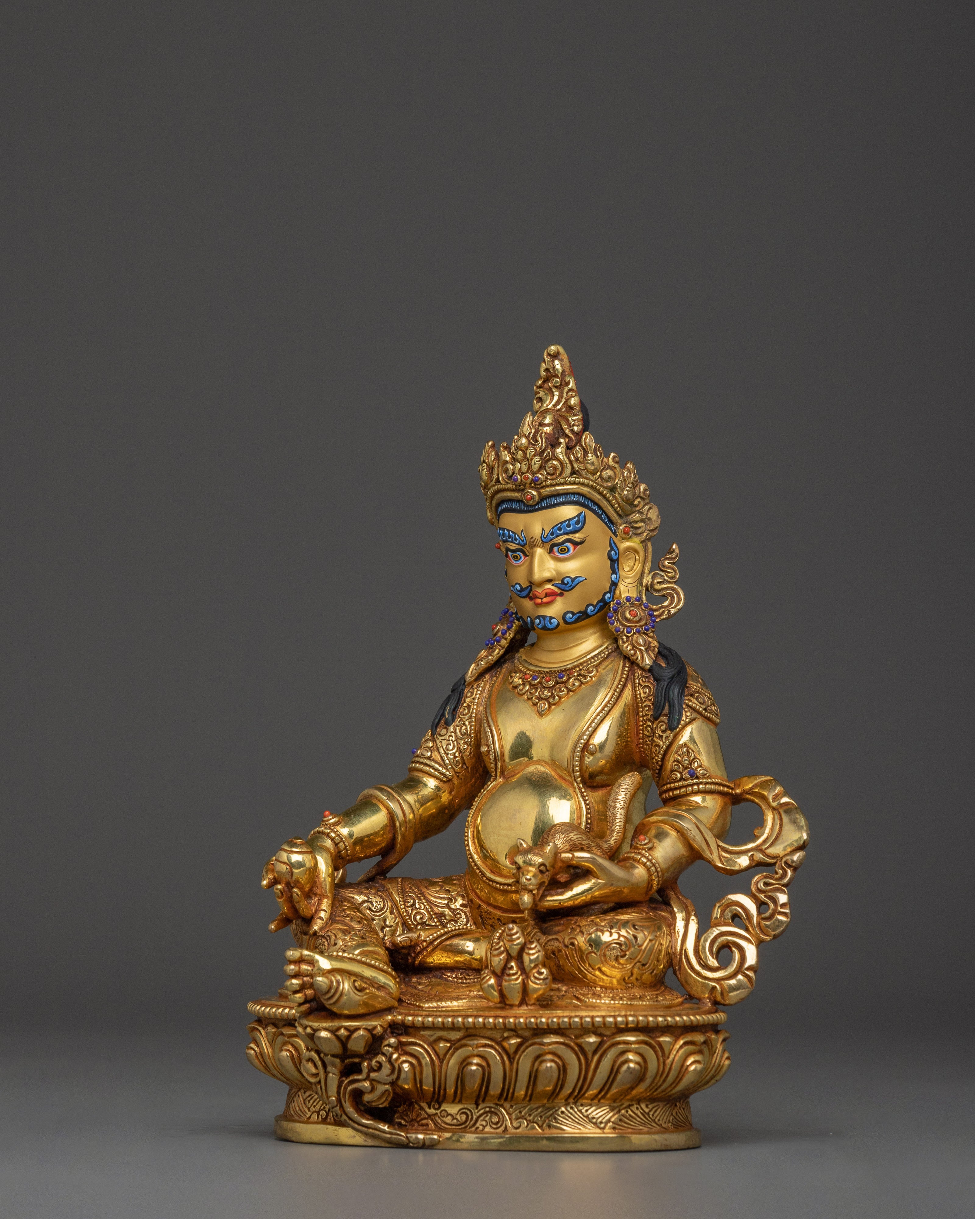 Buddhist Prosperity God Dzambhala | Tibetan Wealth Deity for Abundance