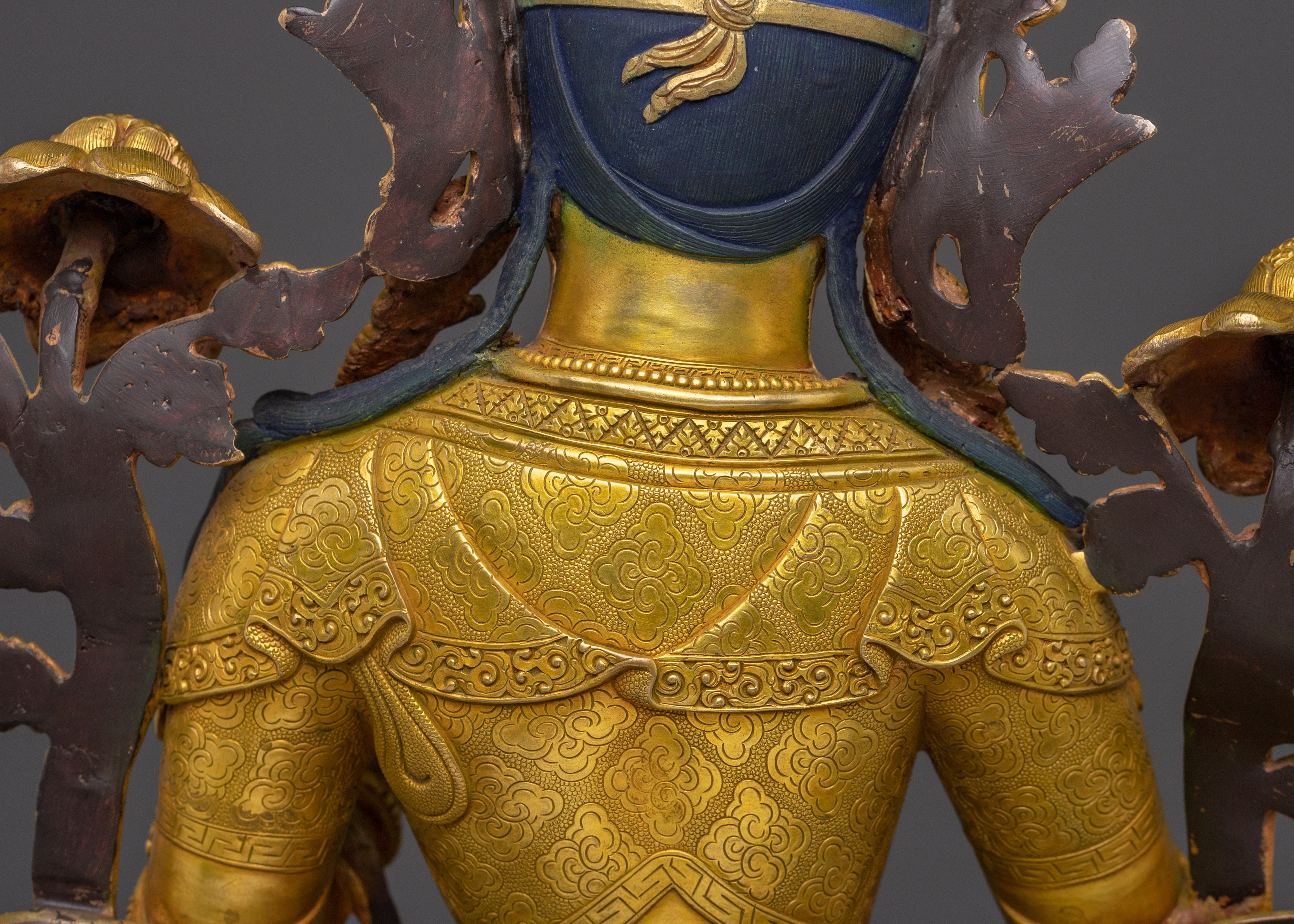 Nepalese Artwork of Green Tara | Divine Feminine Bodhisattva Figurine