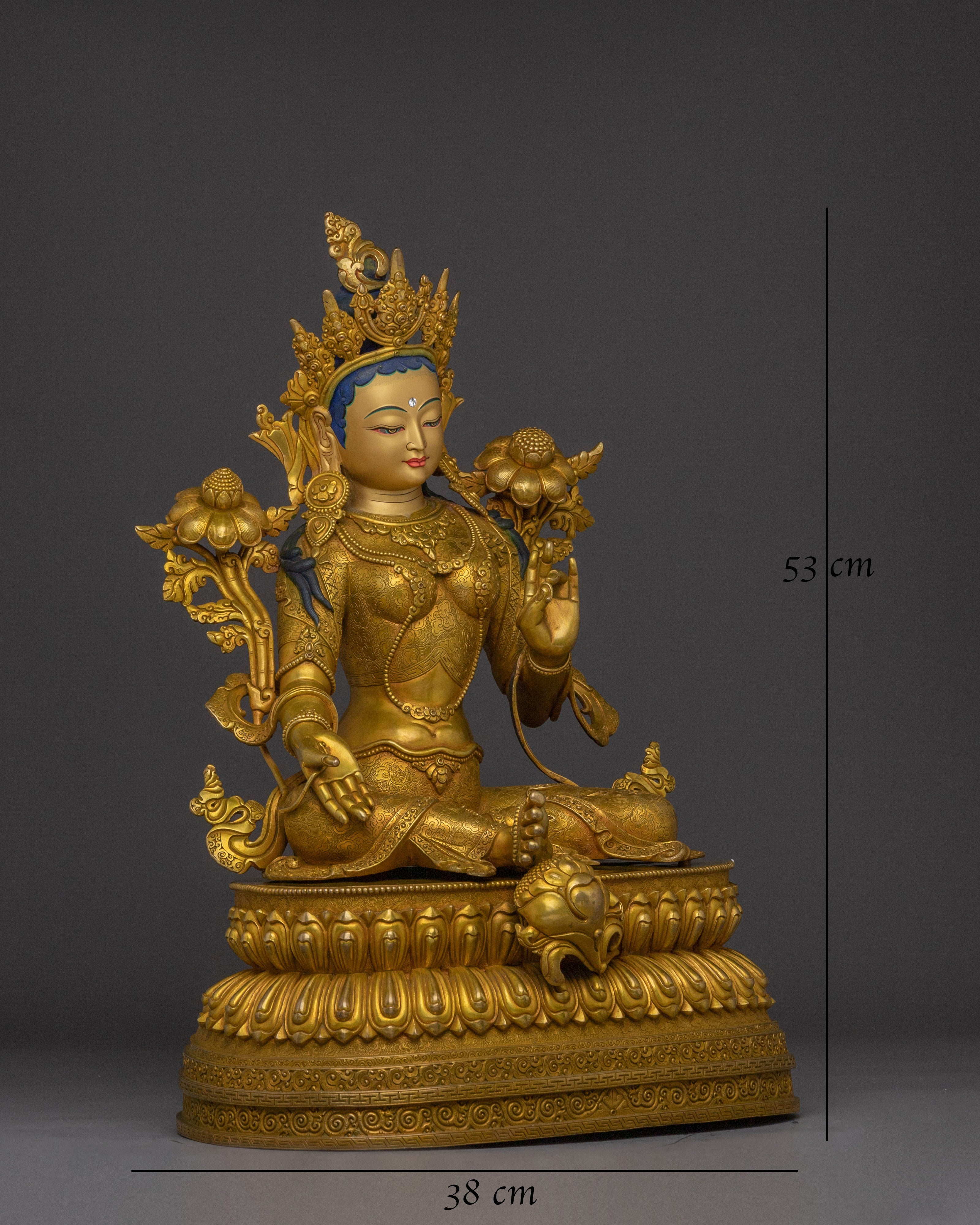 nepalese-artwork-of-green-tara