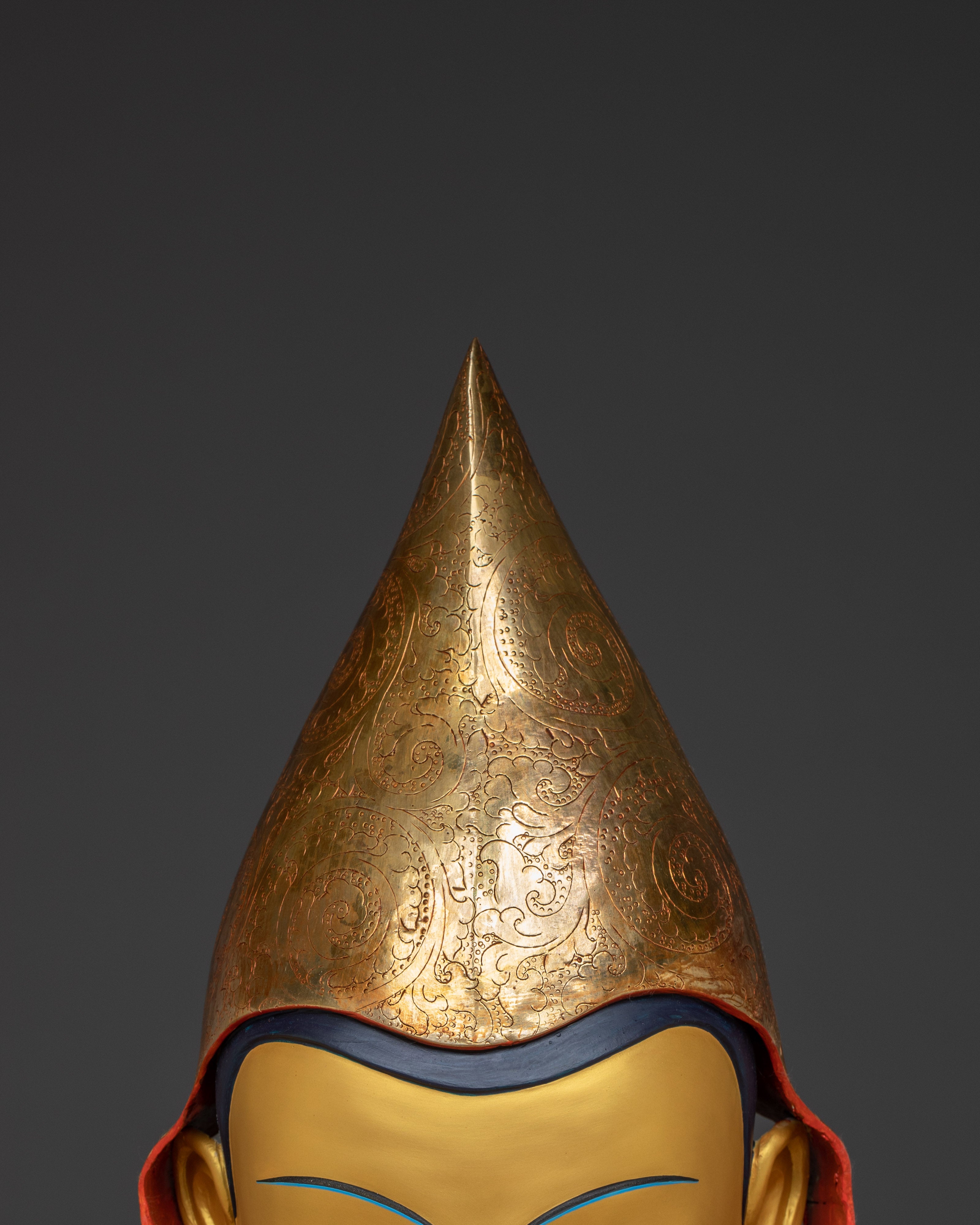 Golden Tshongkhapa Statue | Losang Drakpa - Philosopher and Tantric Yogi