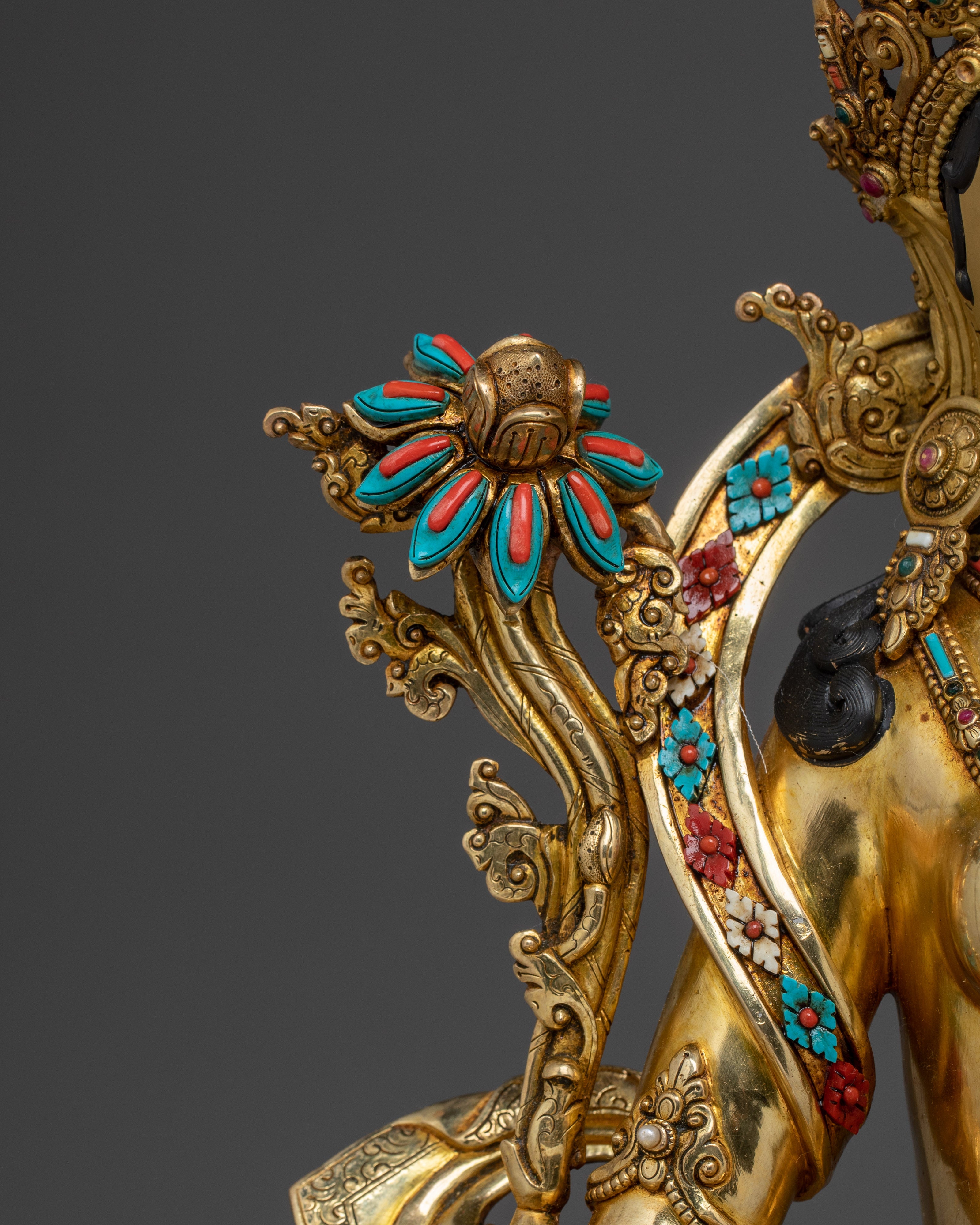 Tibetan Deity Shyama Tara Artwork | Green Tara - Mother of All Buddhas