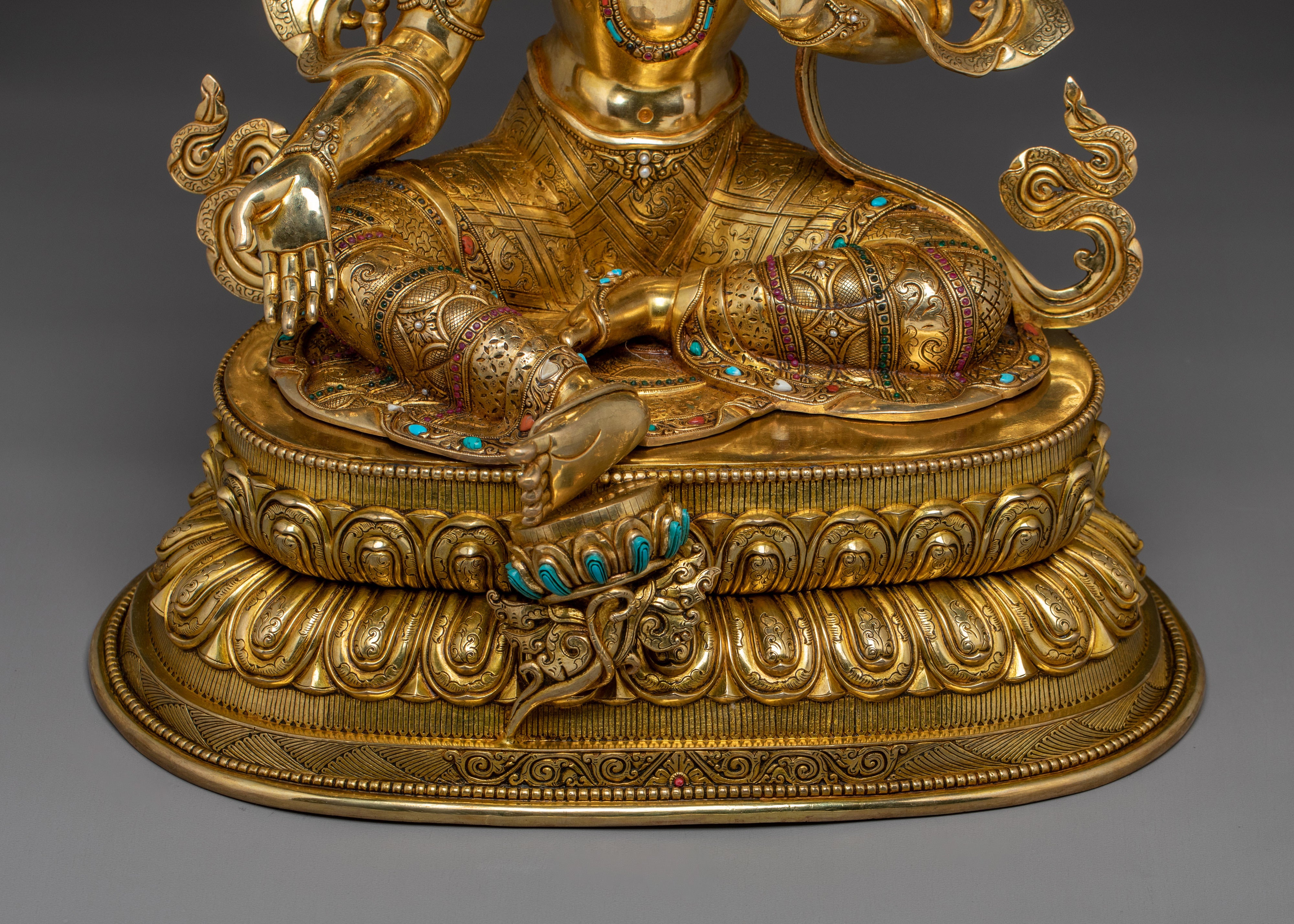 Tibetan Deity Shyama Tara Artwork | Green Tara - Mother of All Buddhas