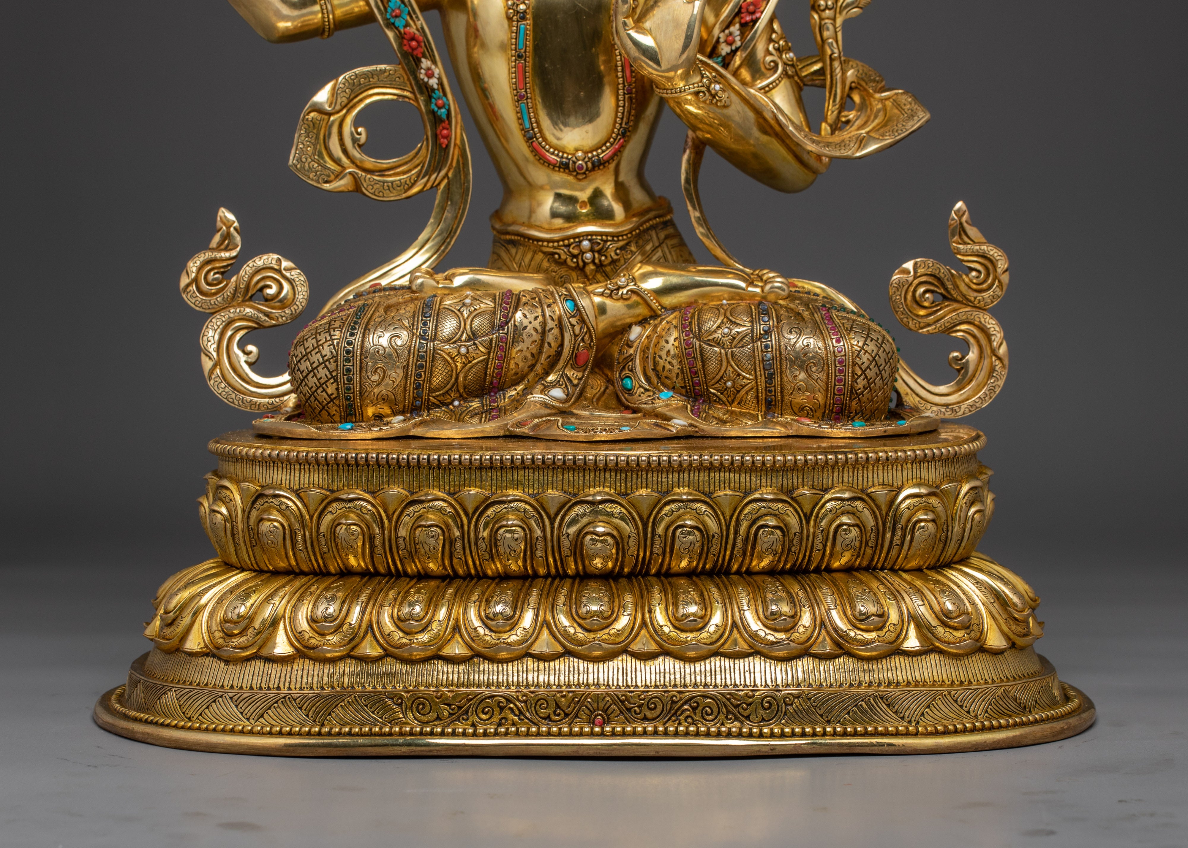 Divine Bodhisattva Manjushri Artwork | Also known as Manjughosa