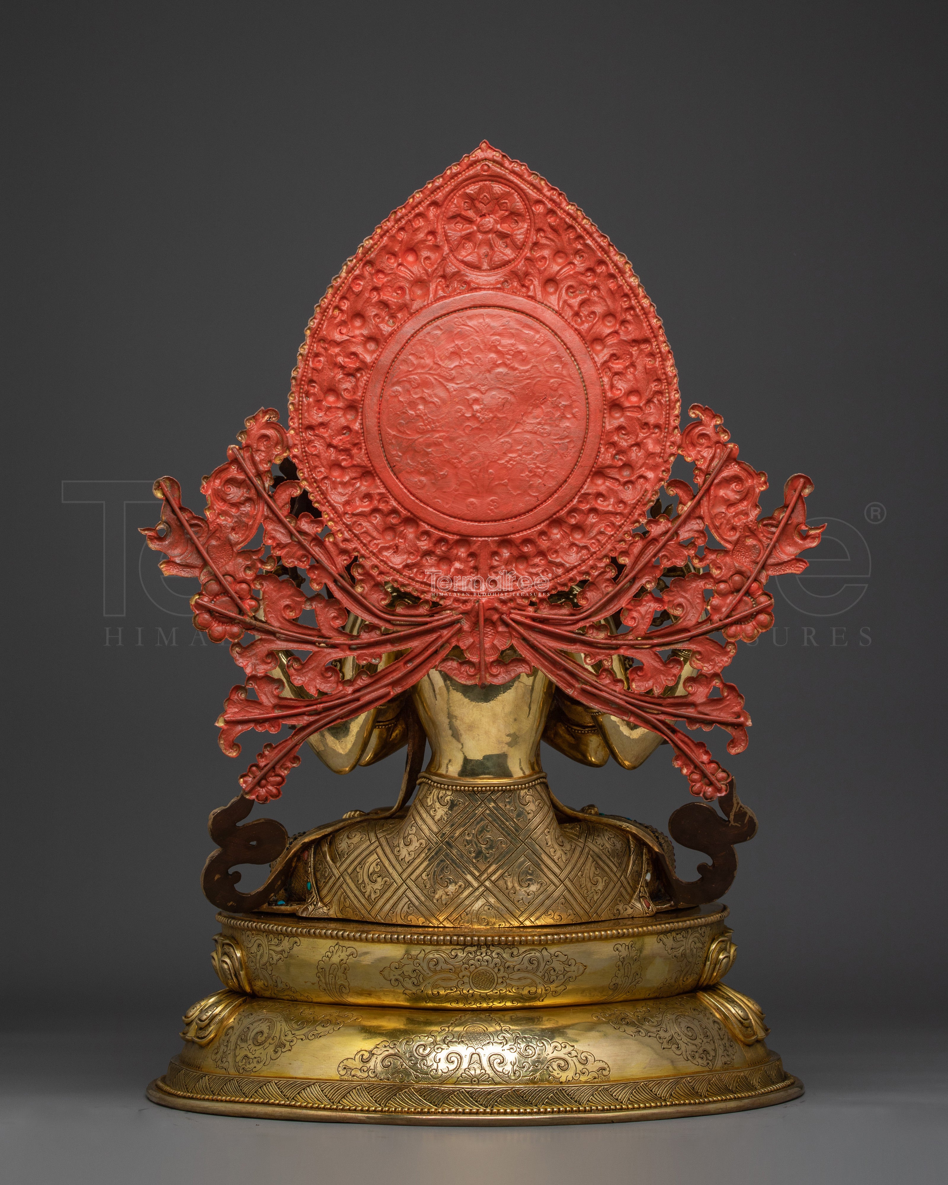 Four-Armed Chenrezig Artwork | Embodiment of Compassion