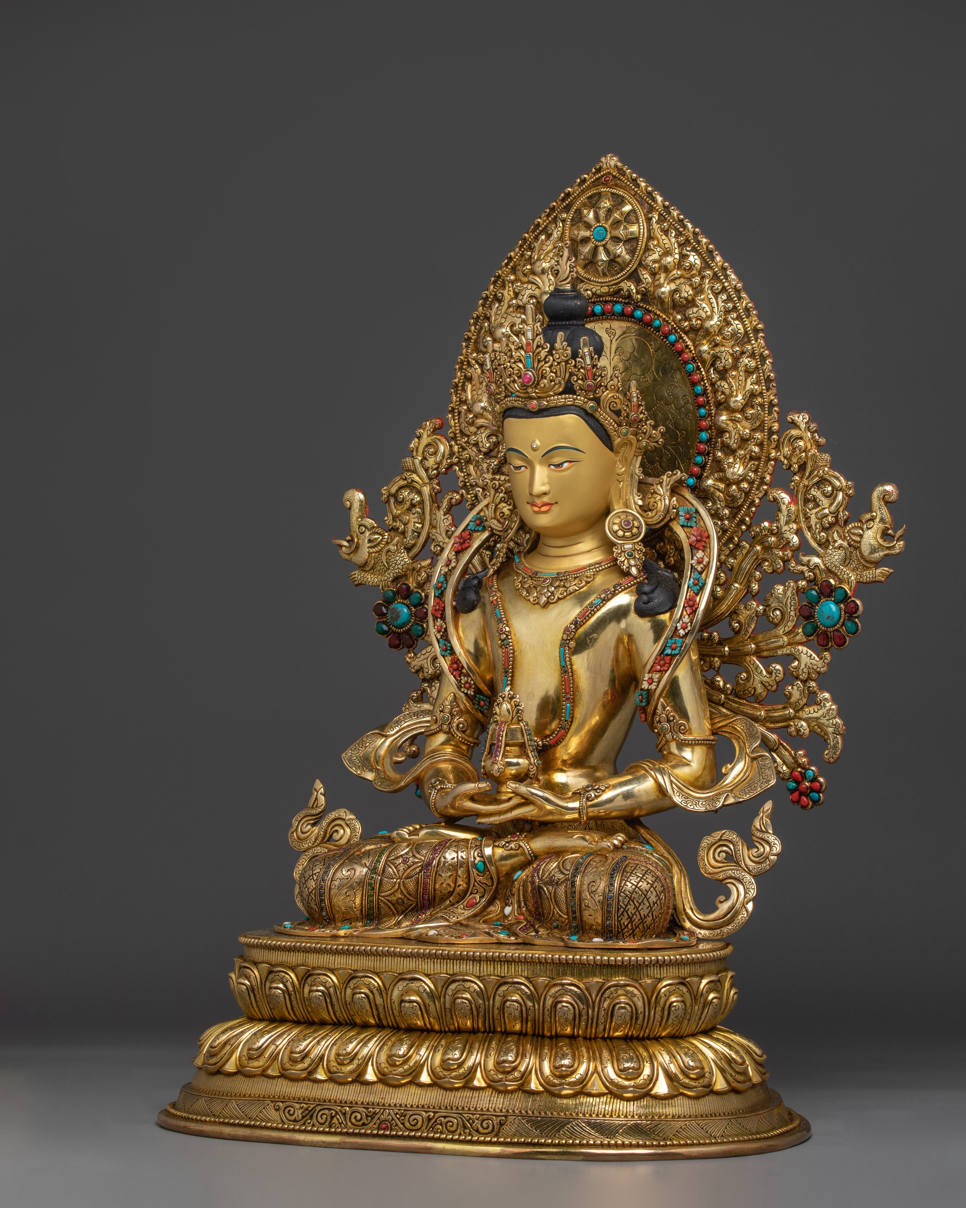 Divine Amitayus Artwork | Buddha of Infinite Light