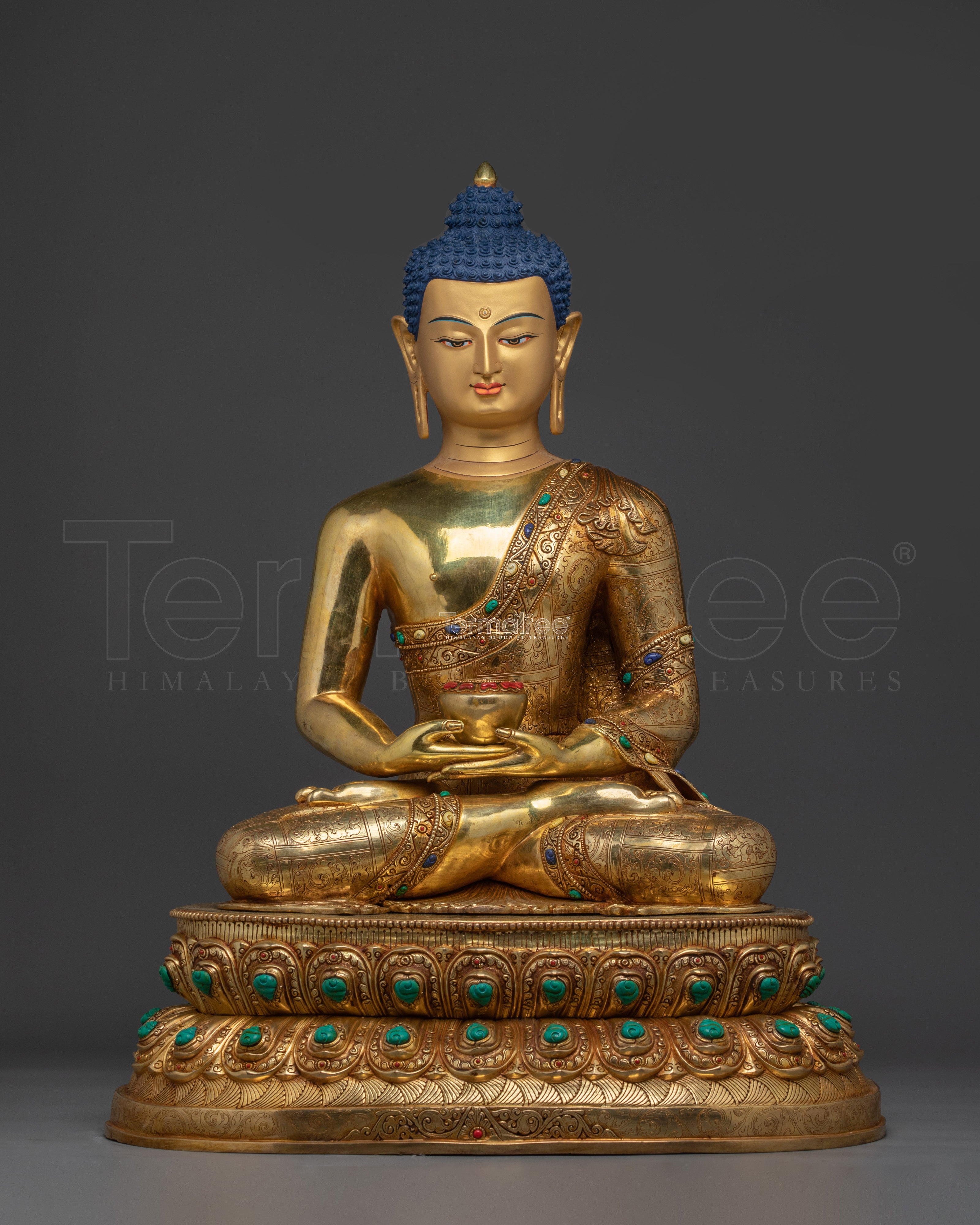 Sukhavati Ruler Amitabha Buddha Statue | Altar Decor for Meditation