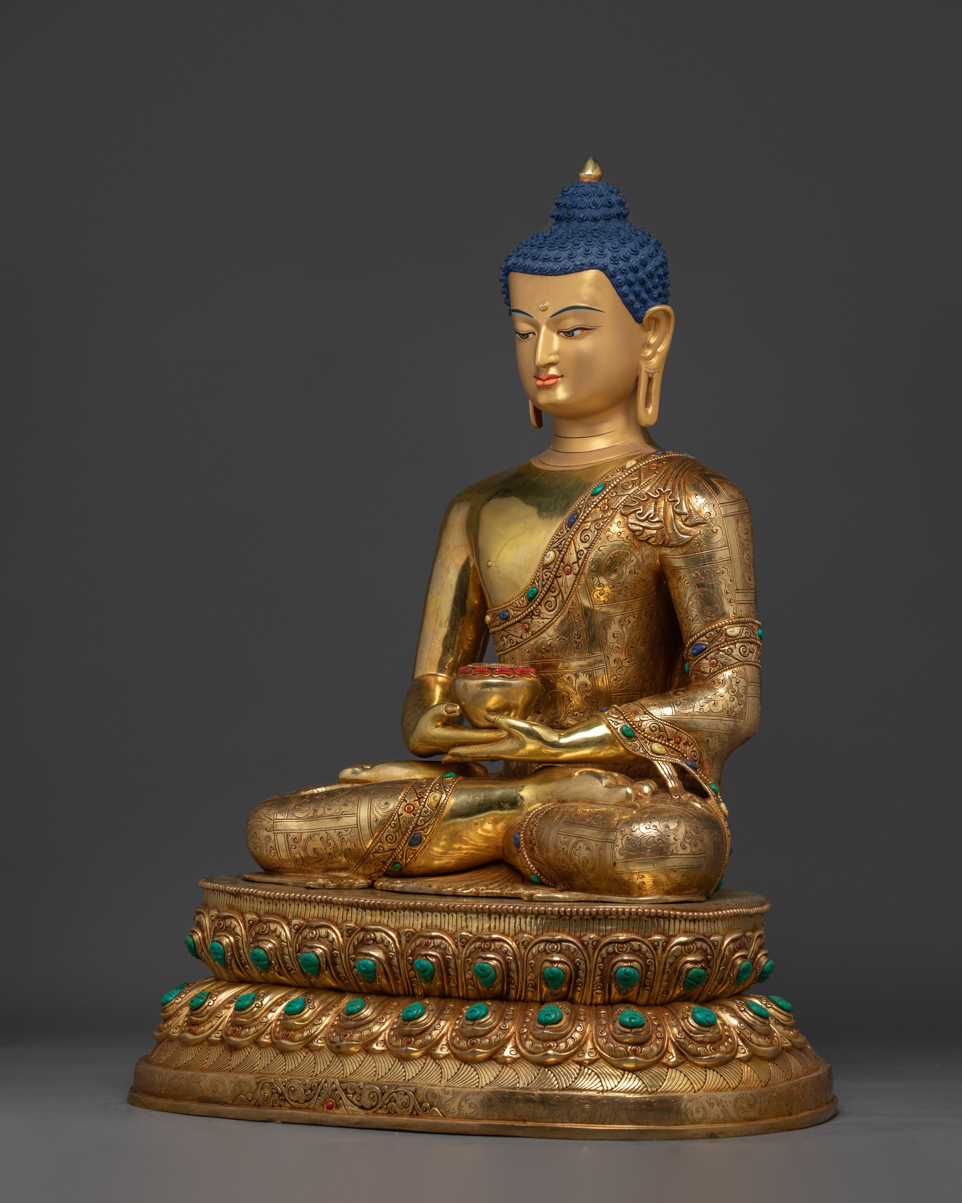 Sukhavati Ruler Amitabha Buddha Statue | Altar Decor for Meditation