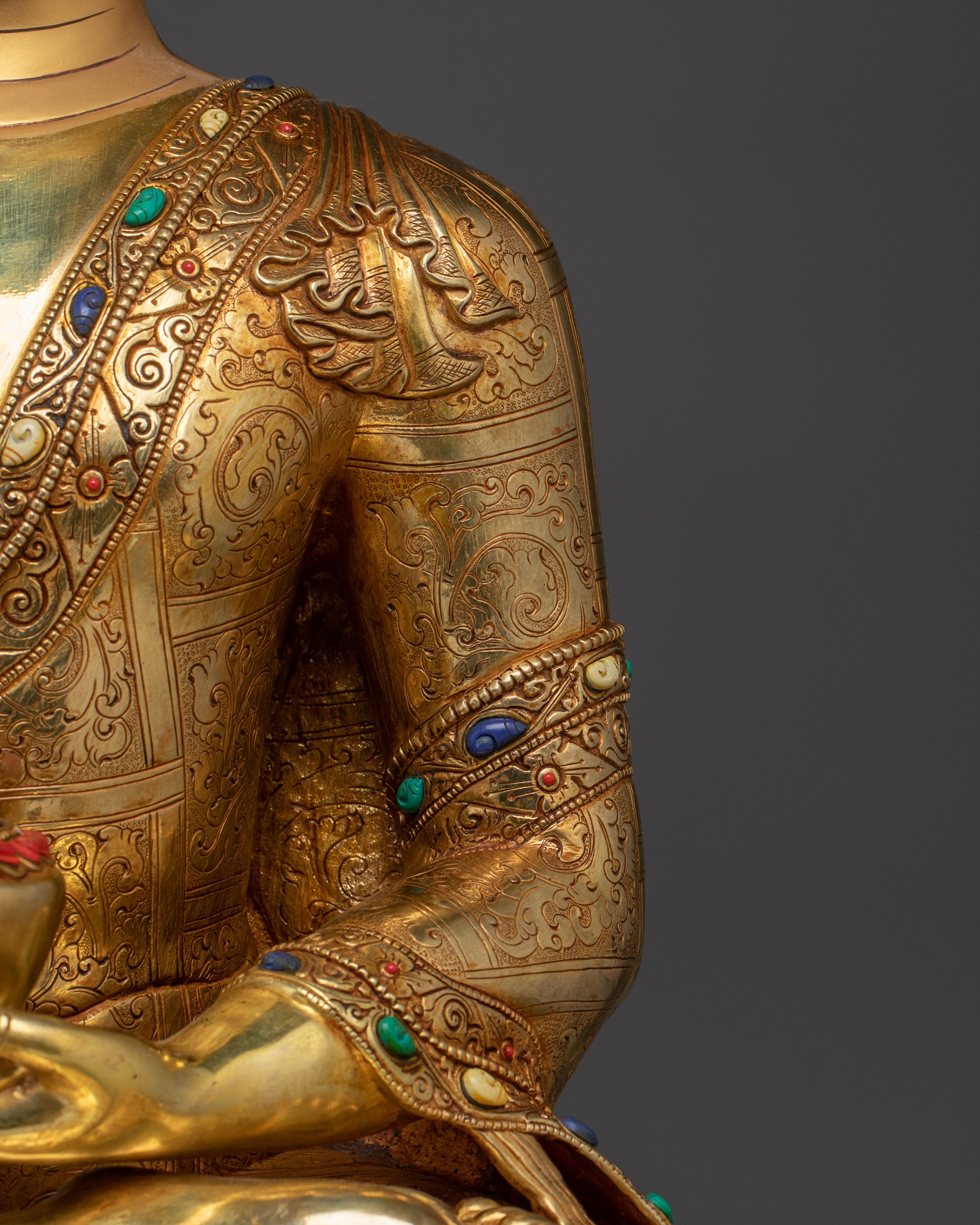 Sukhavati Ruler Amitabha Buddha Statue | Altar Decor for Meditation