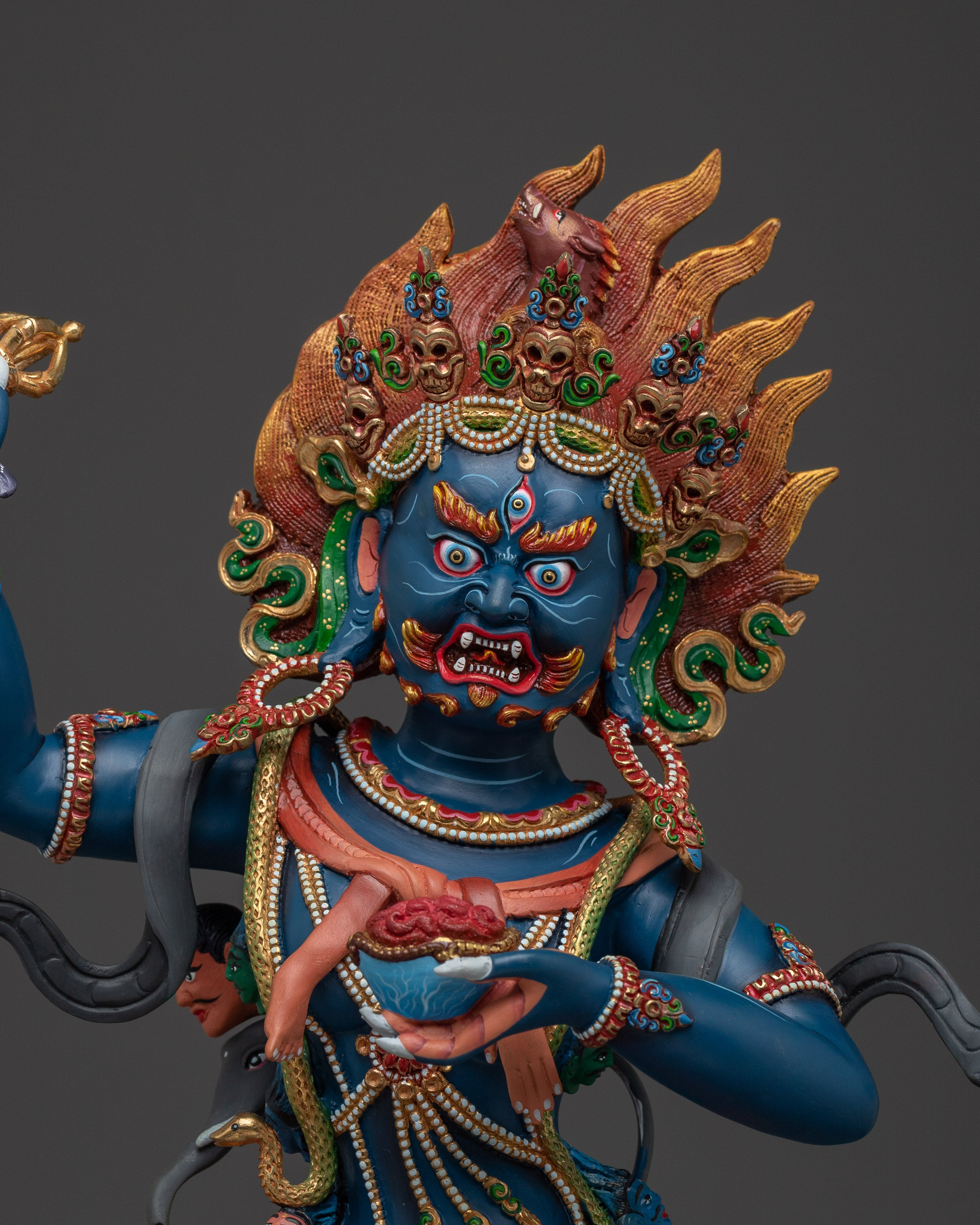 Troma Nagmo Statue | Wrathful Female Protector in Tibetan Buddhism