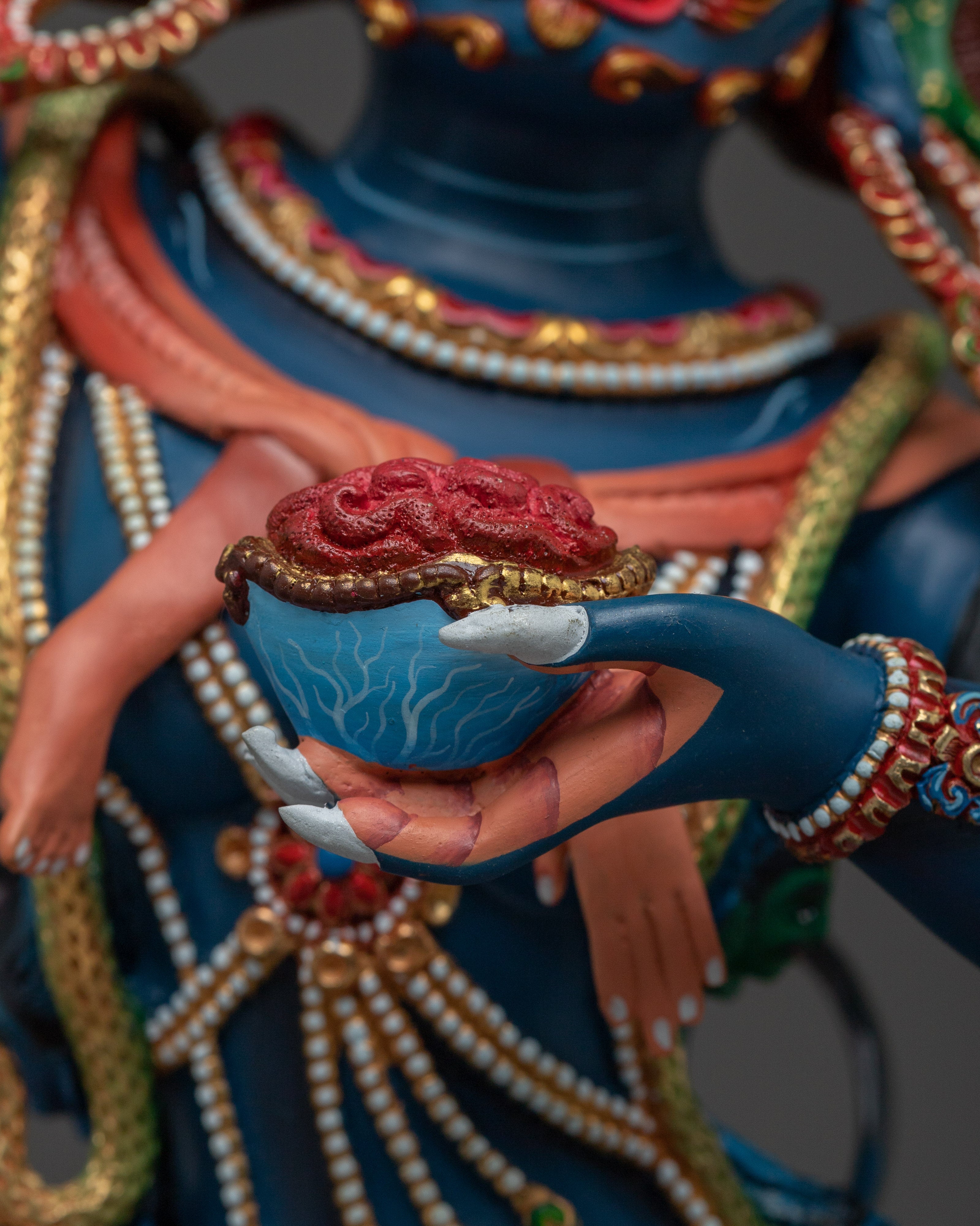 Troma Nagmo Statue | Wrathful Female Protector in Tibetan Buddhism