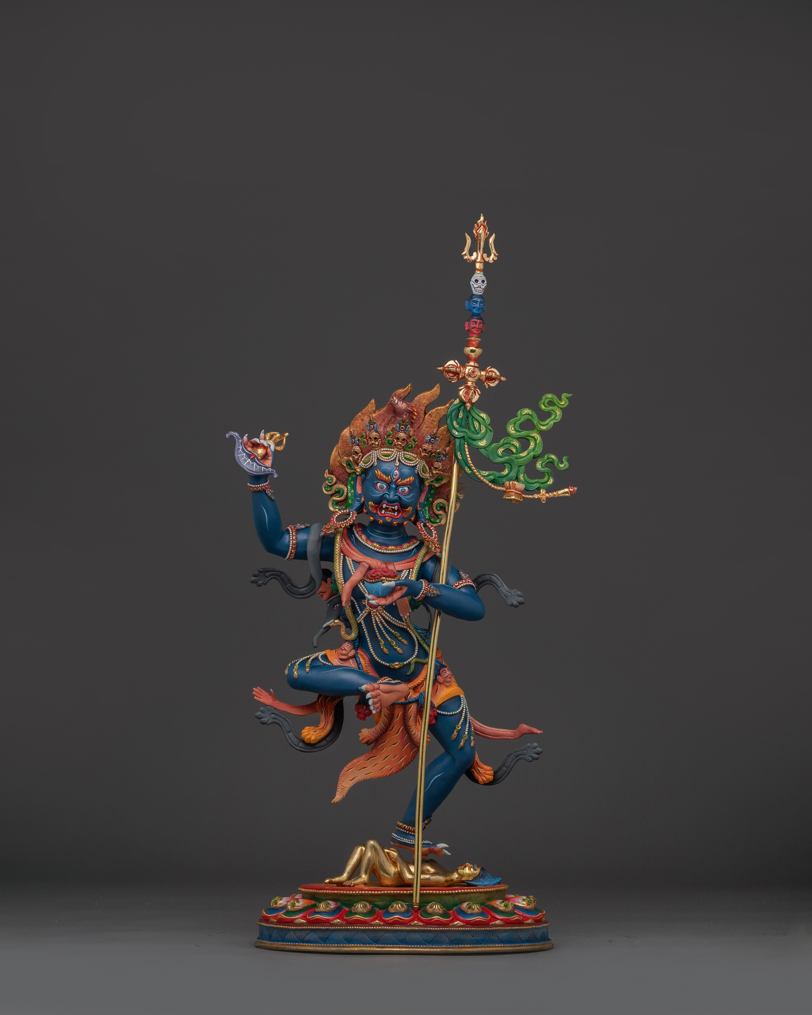 Troma Nagmo Statue | Wrathful Female Protector in Tibetan Buddhism