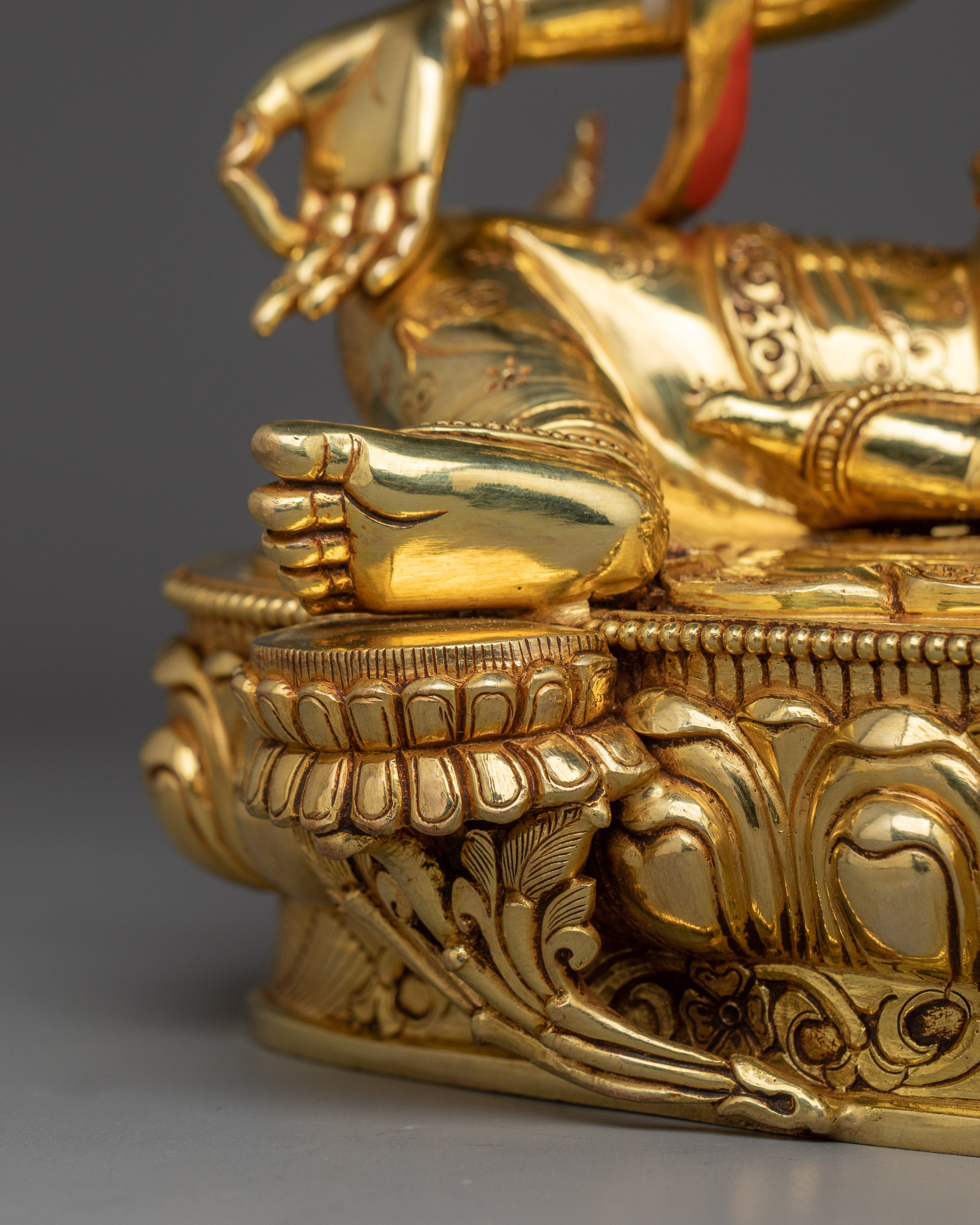 Compassionate Deity Shyama Tara Statue | Green Tara - Mother of All Buddhas