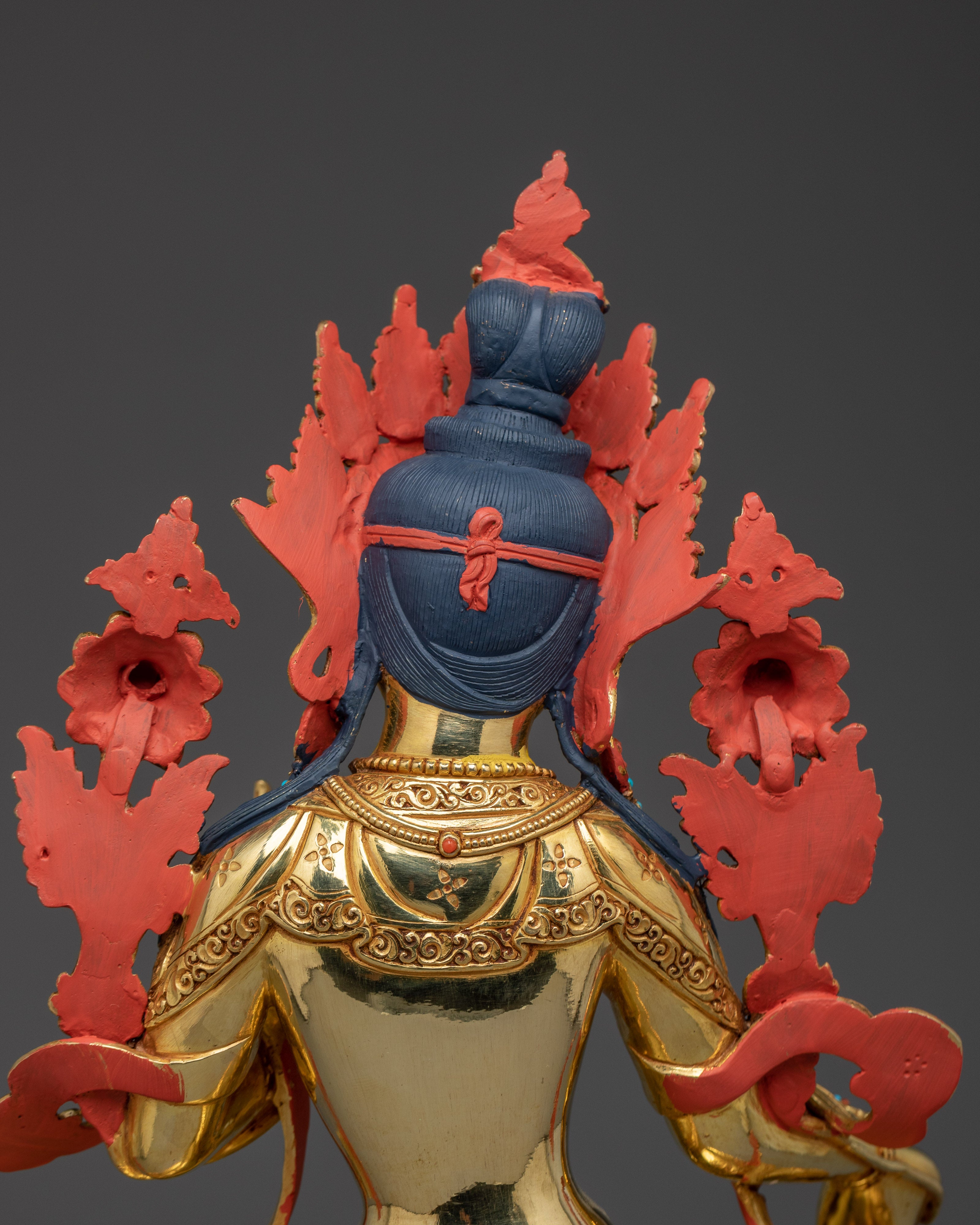 Compassionate Deity Shyama Tara Statue | Green Tara - Mother of All Buddhas