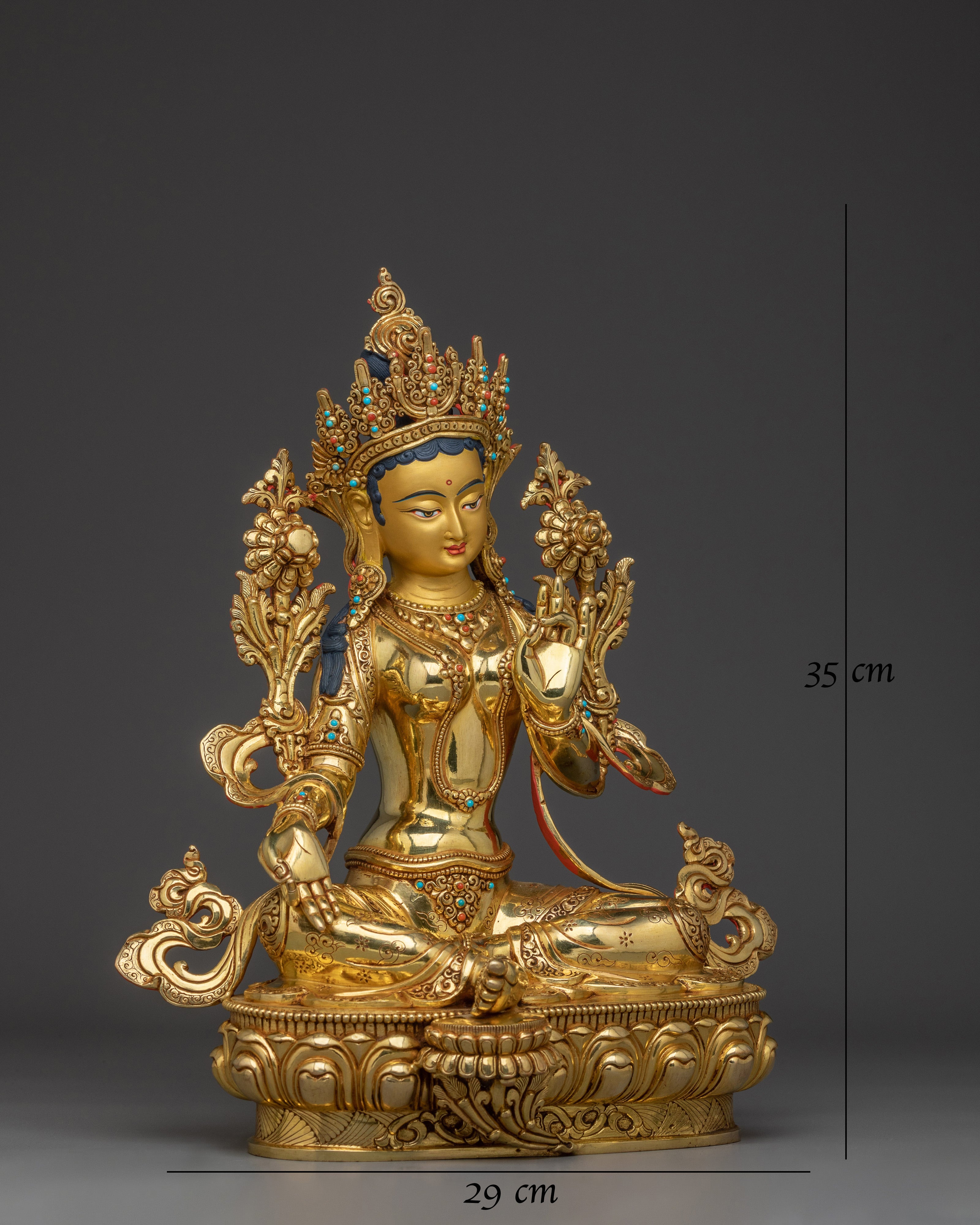 Compassionate Deity Shyama Tara Statue