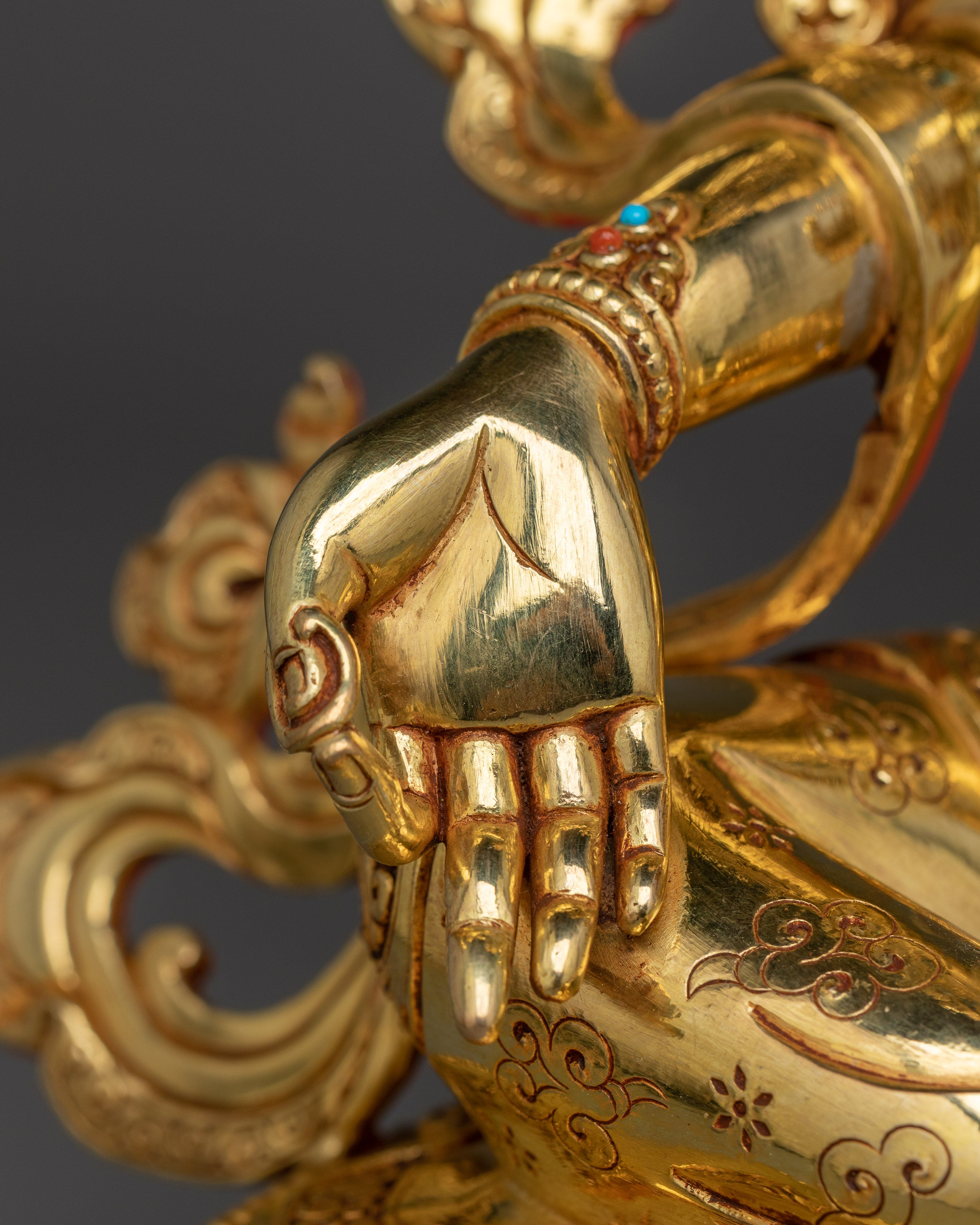 Compassionate Deity Shyama Tara Statue | Green Tara - Mother of All Buddhas