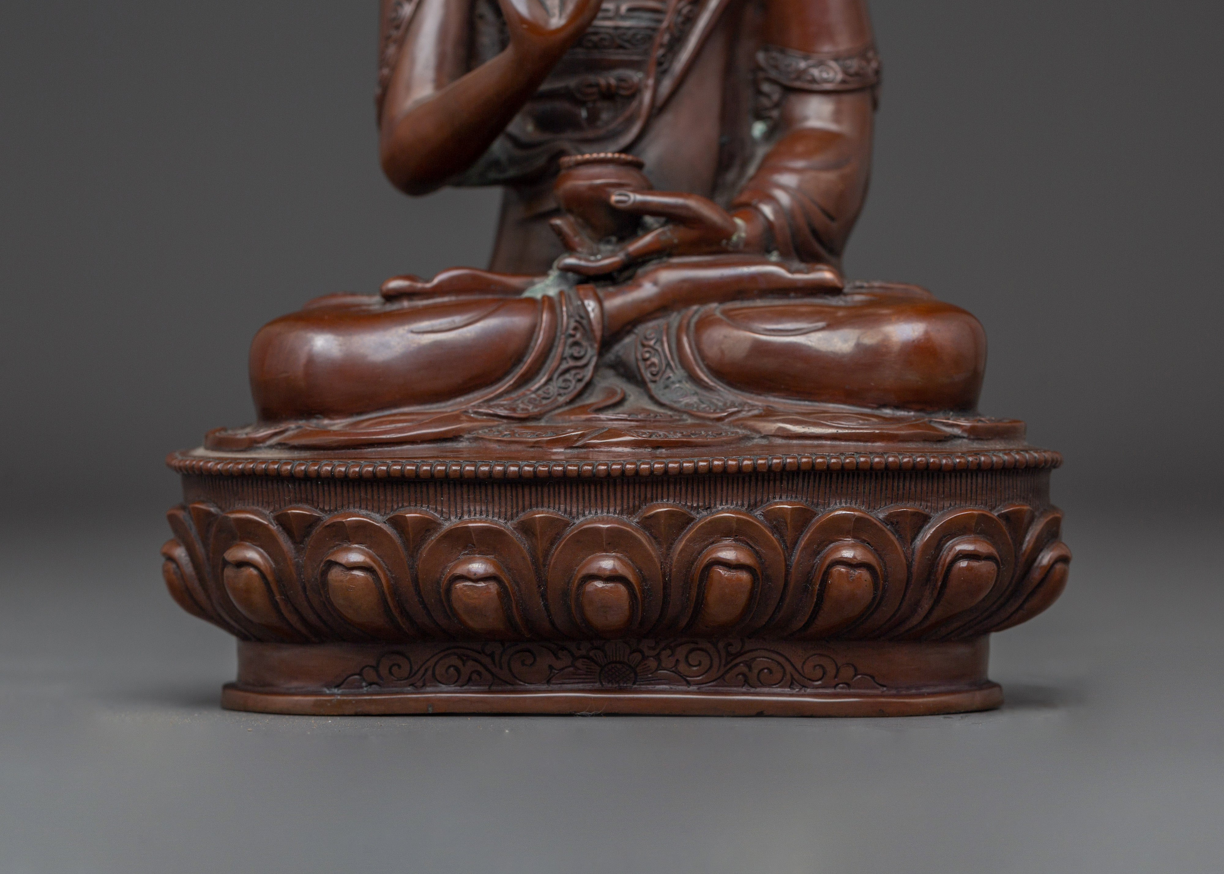 Oxidized Amogasiddhi Statue | The Lord of Karma