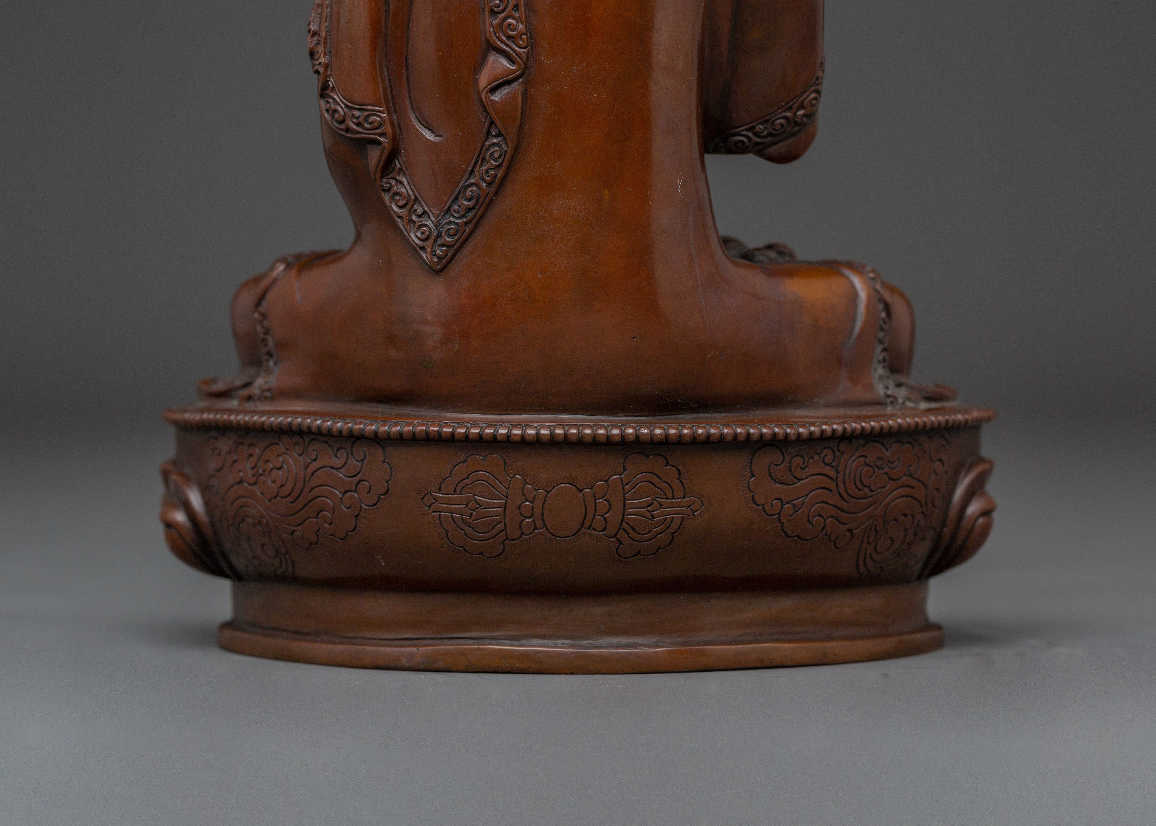 Oxidized Amogasiddhi Statue | The Lord of Karma