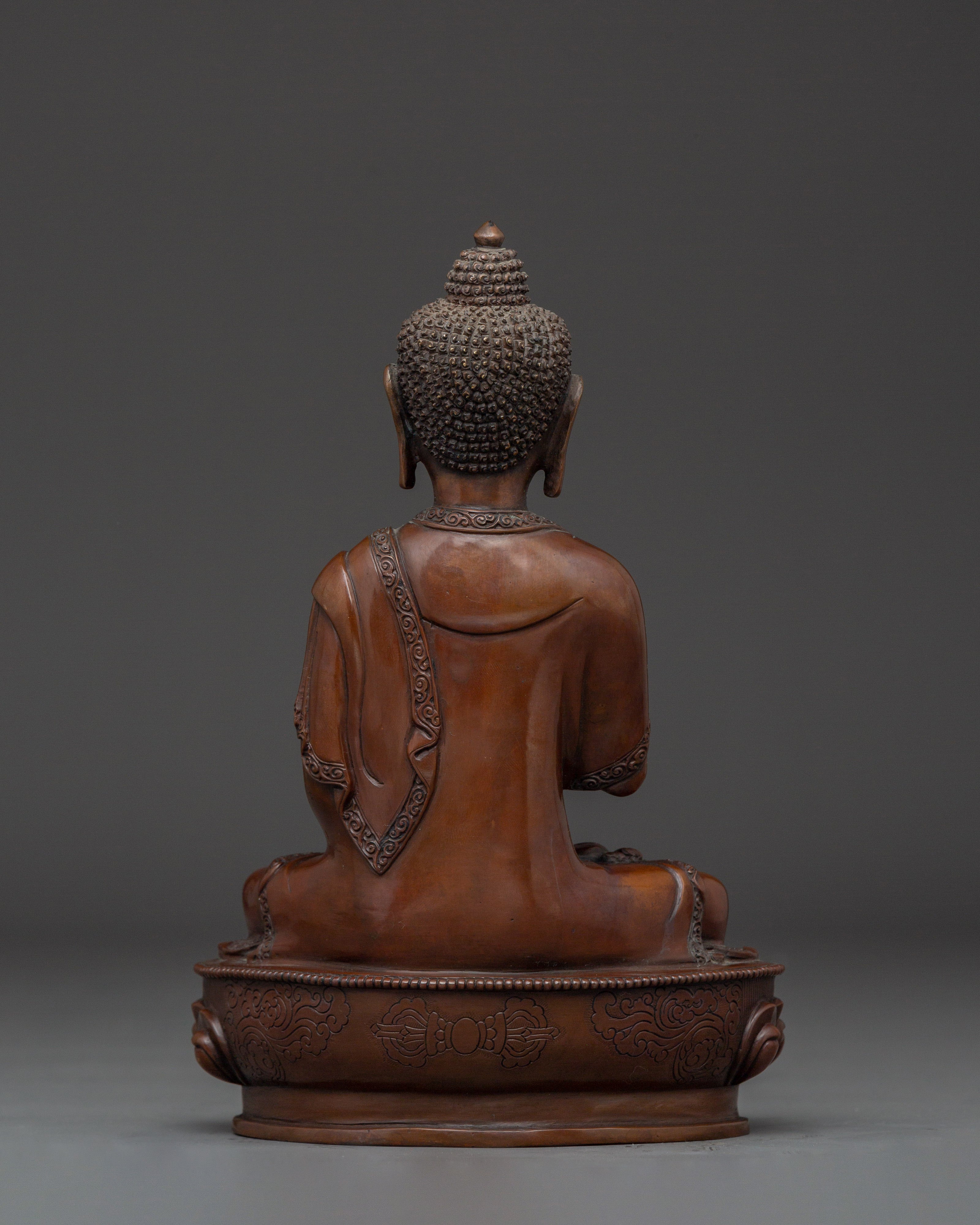 Oxidized Amogasiddhi Statue | The Lord of Karma