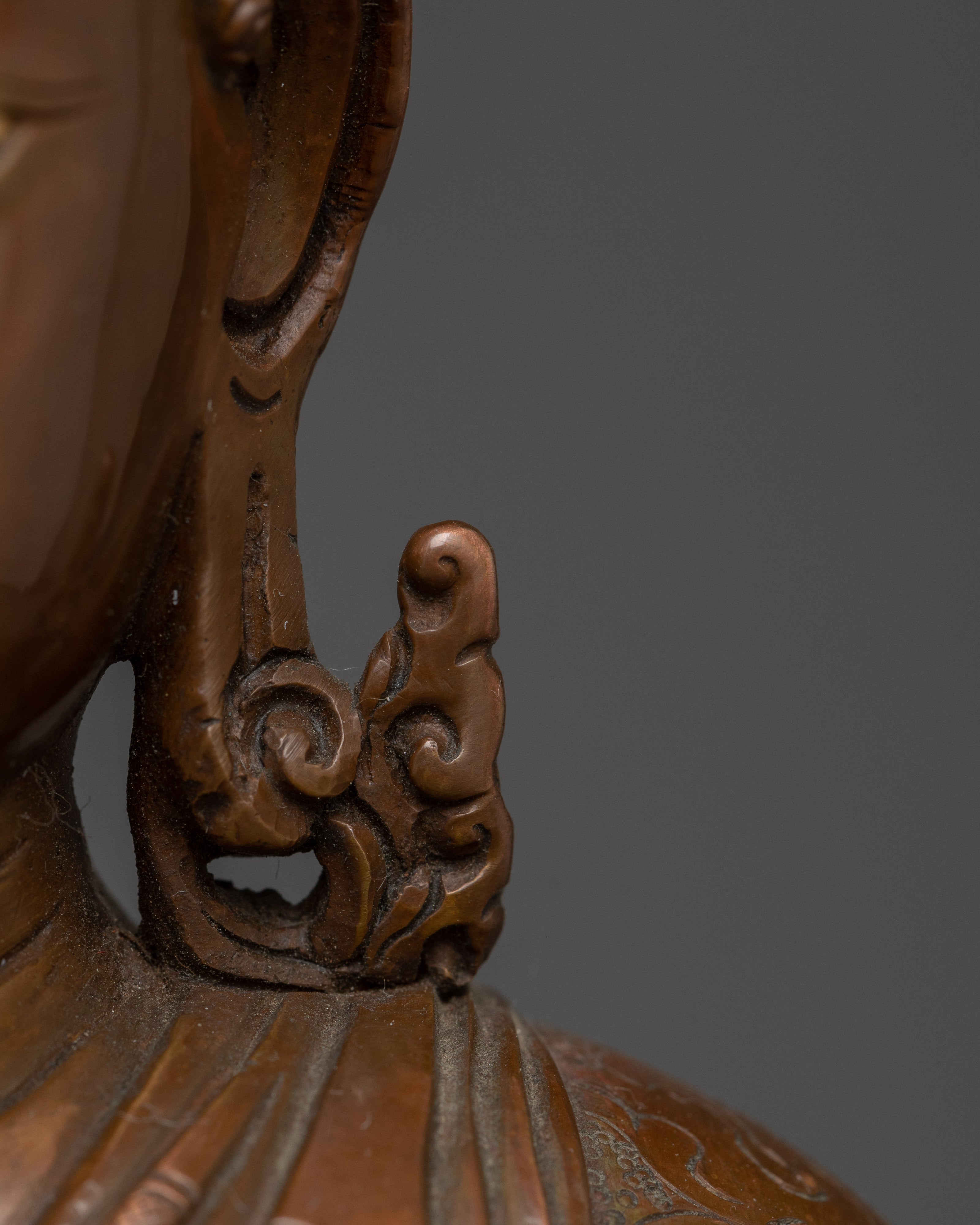 Chocolate Oxidized Shakyamuni buddha Statue | Gautama Buddha Artwork