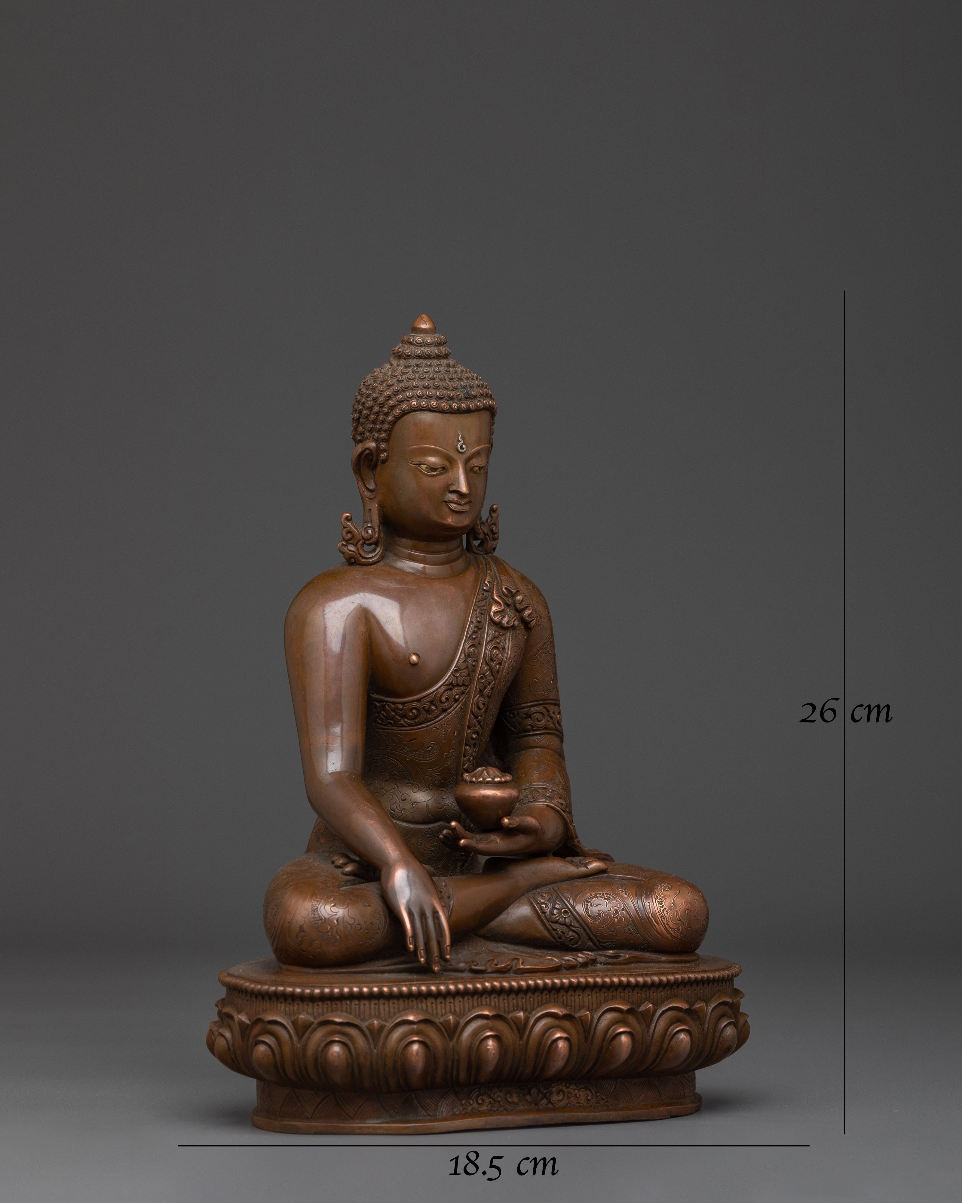 chocolate-oxidized-shakyamuni-buddha