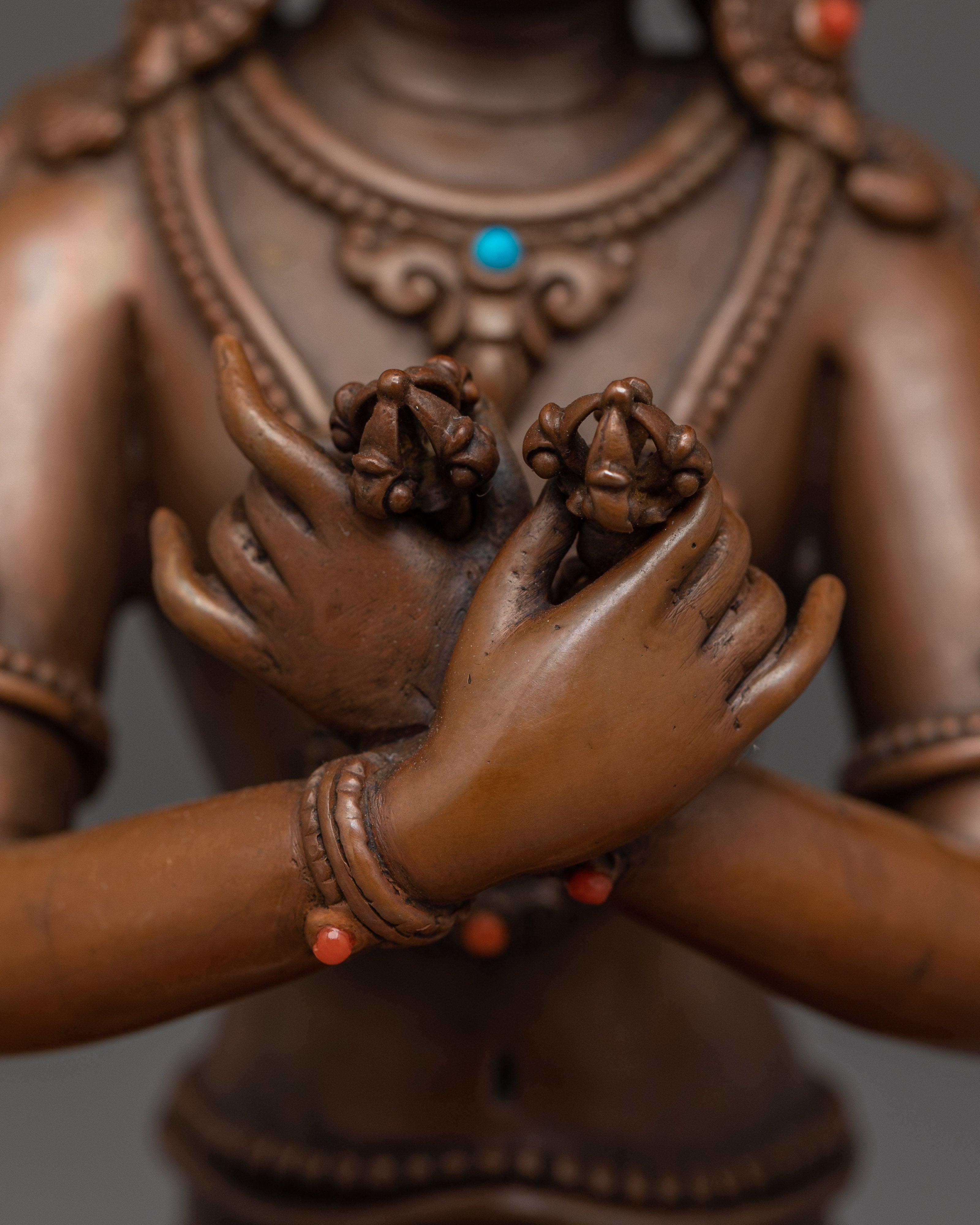 Oxidized Vajrdhara Statue | Dorje Chang - Primordial Buddha