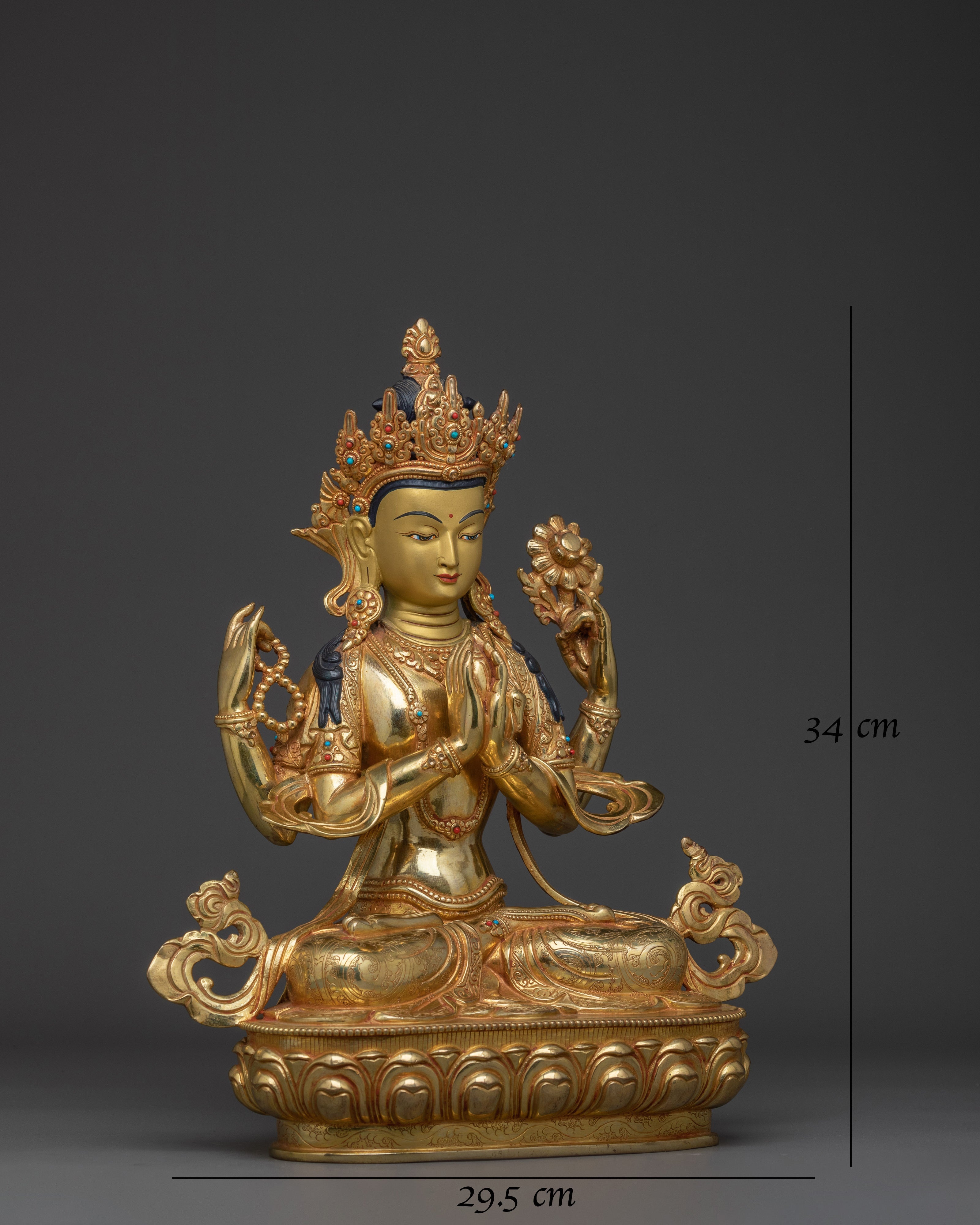 Compassion Lord Chenrezig Statue