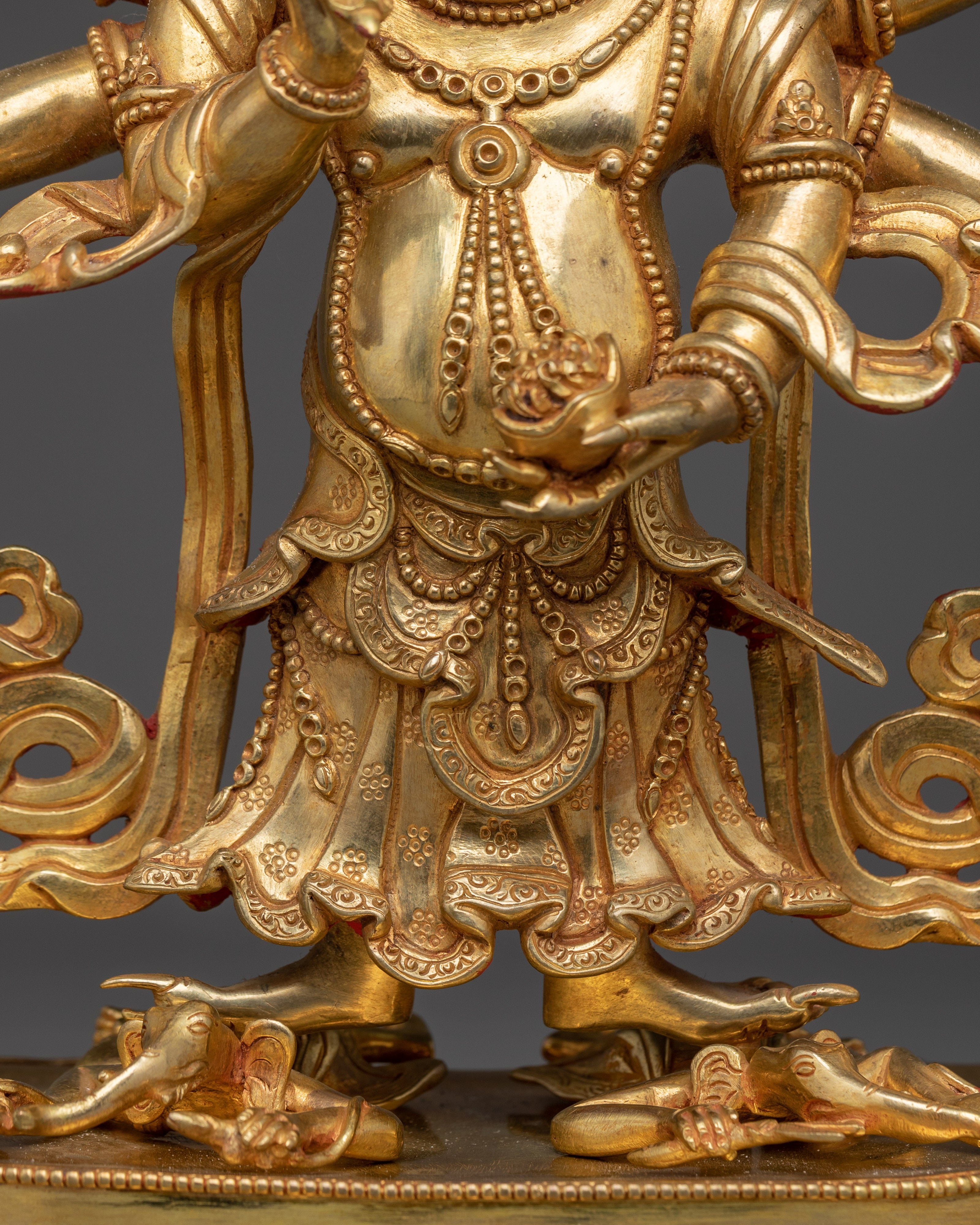 Tibetan Deity White Mahakala | Protector of the Dharma