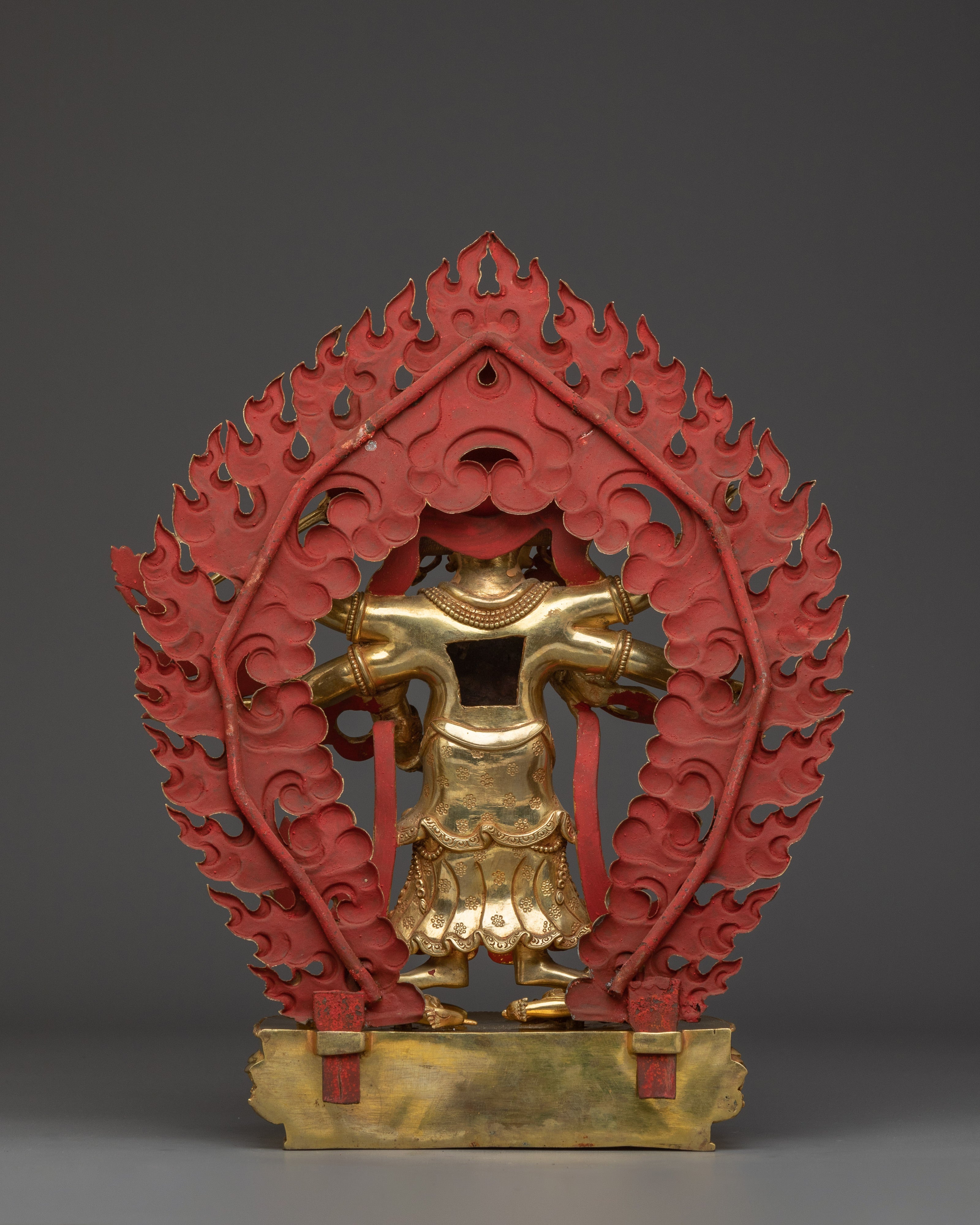 Tibetan Deity White Mahakala | Protector of the Dharma