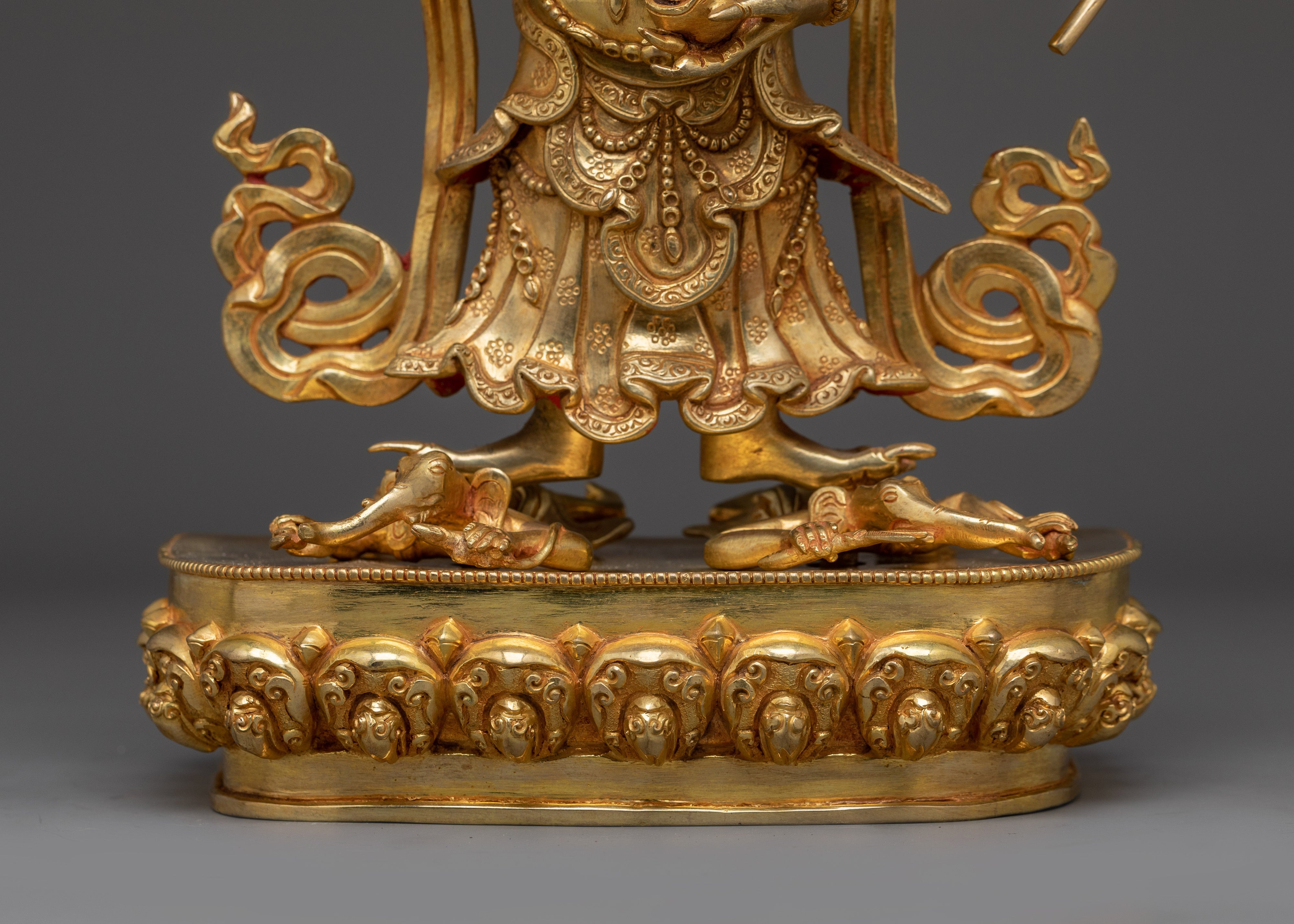 Tibetan Deity White Mahakala | Protector of the Dharma