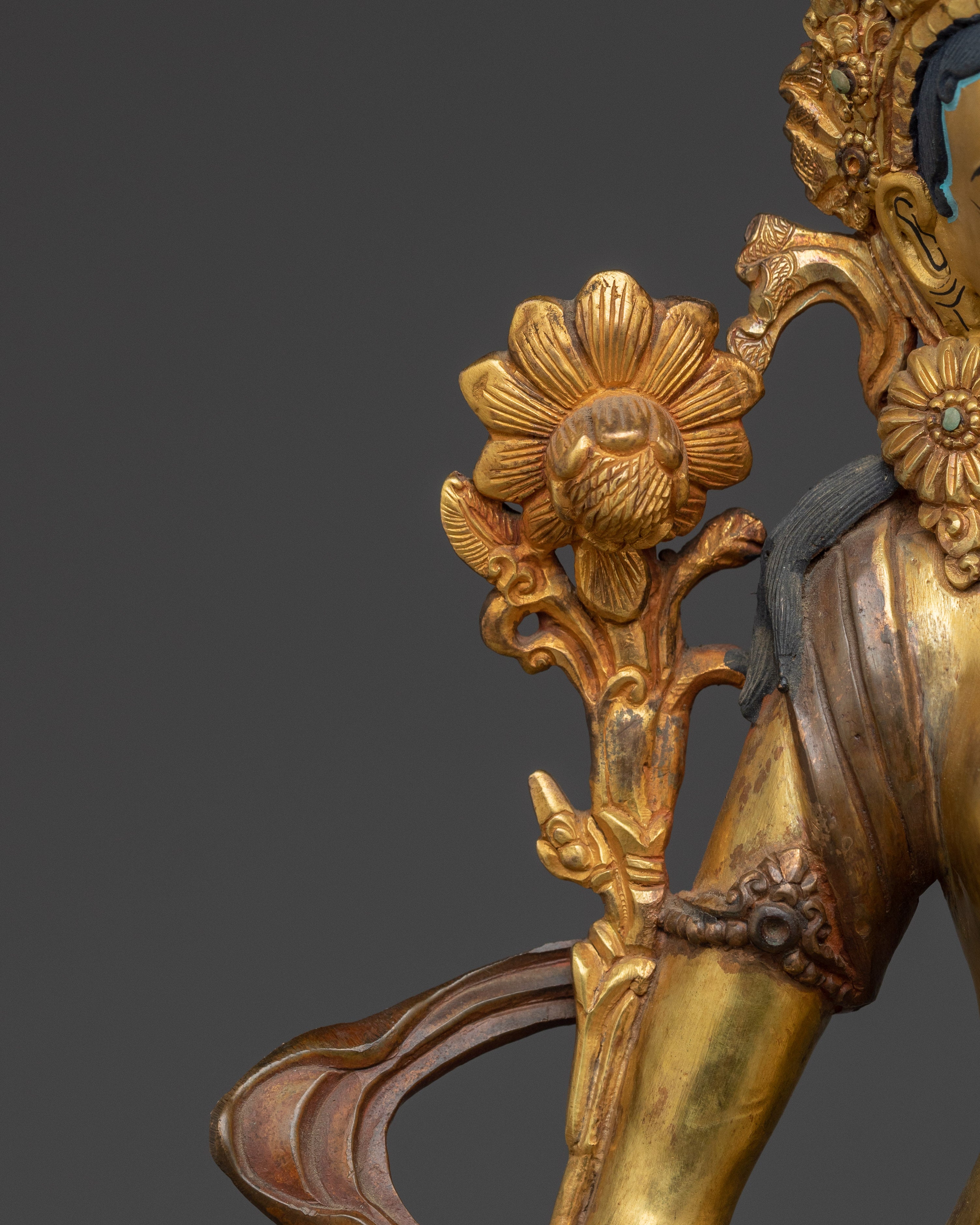 Himalayan Standing Tara Statue | Compassionate Tibetan Deity