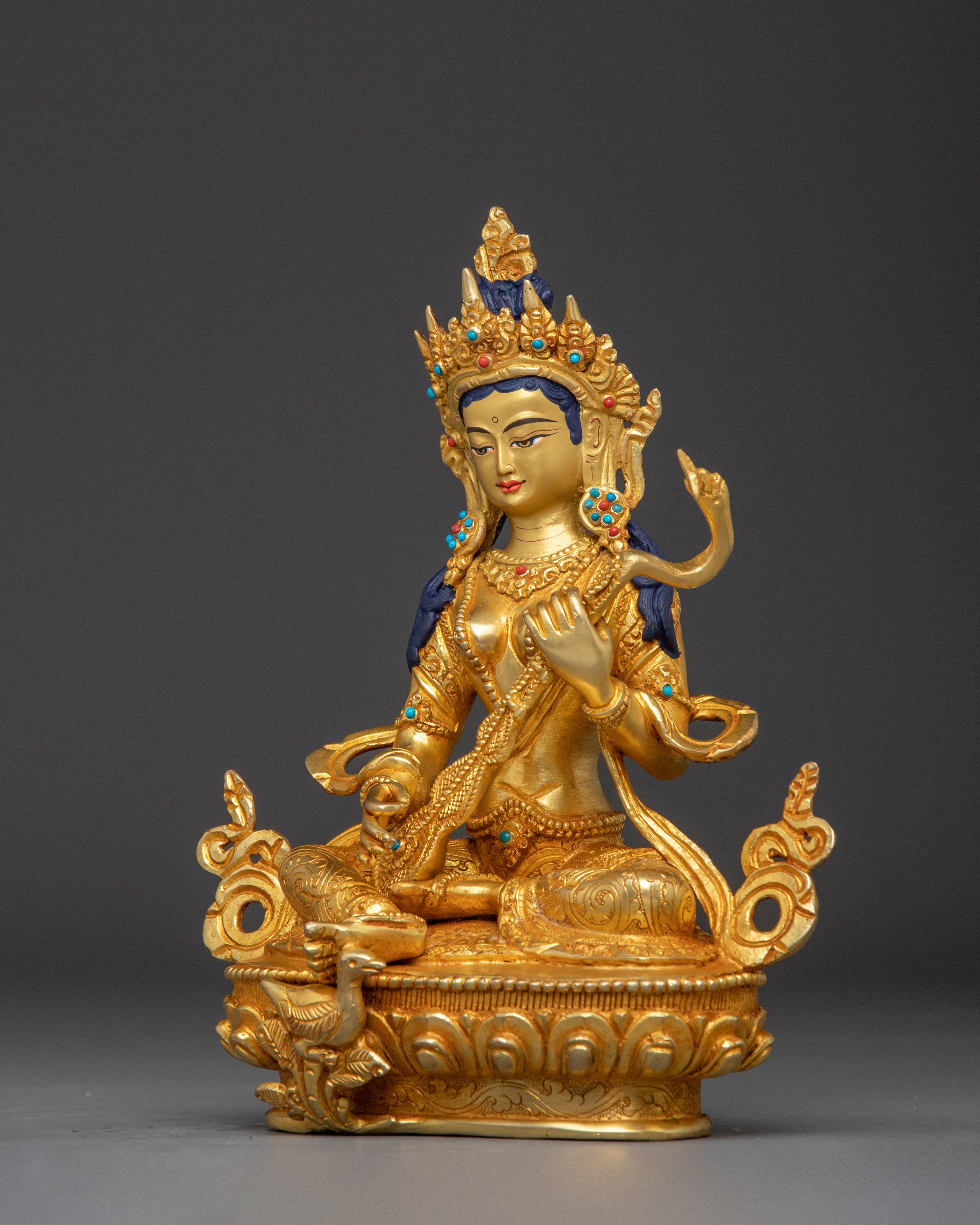 Wisdom Goddess Saraswati Statue | Spiritual Decor for Knowledge