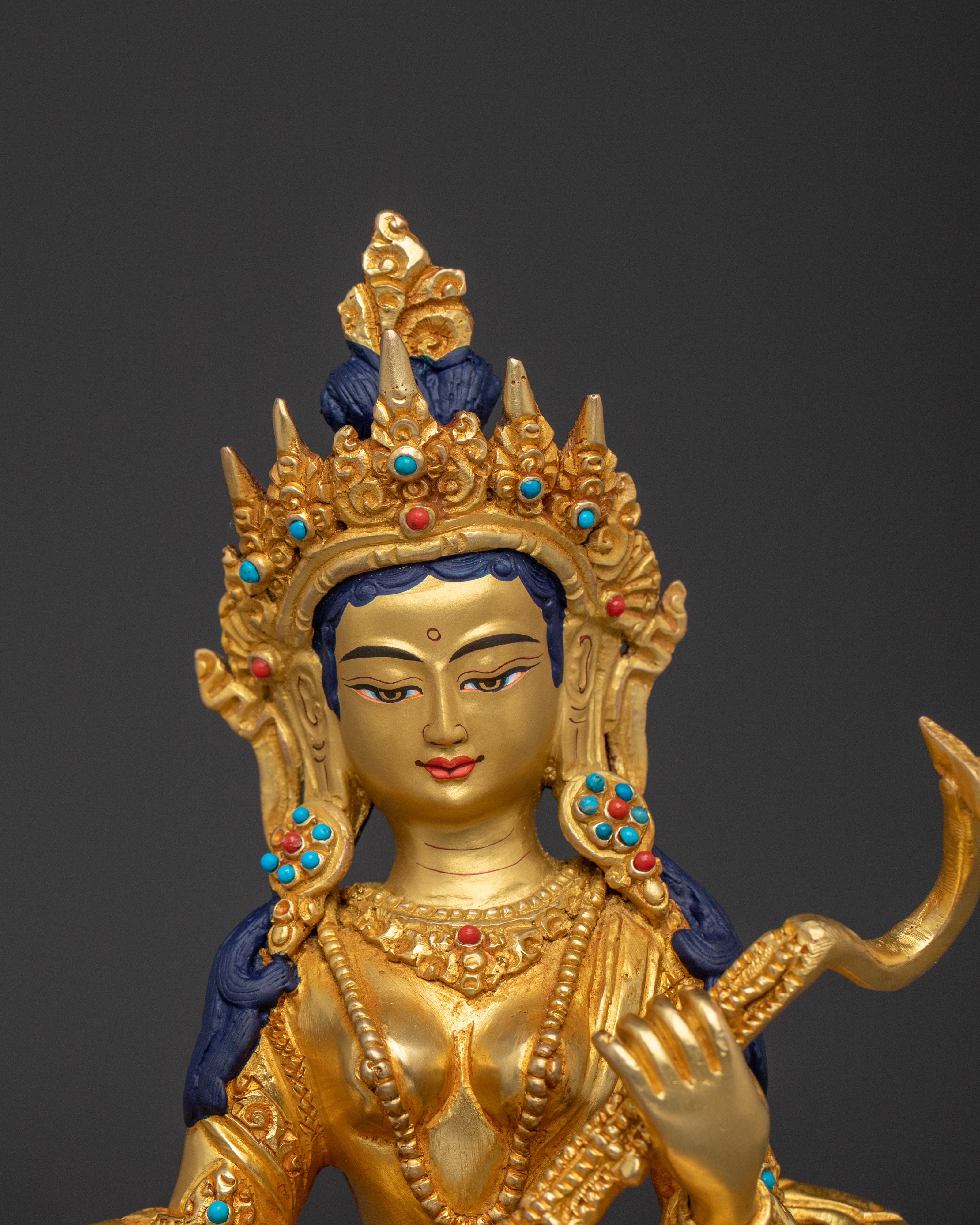 Wisdom Goddess Saraswati Statue | Spiritual Decor for Knowledge