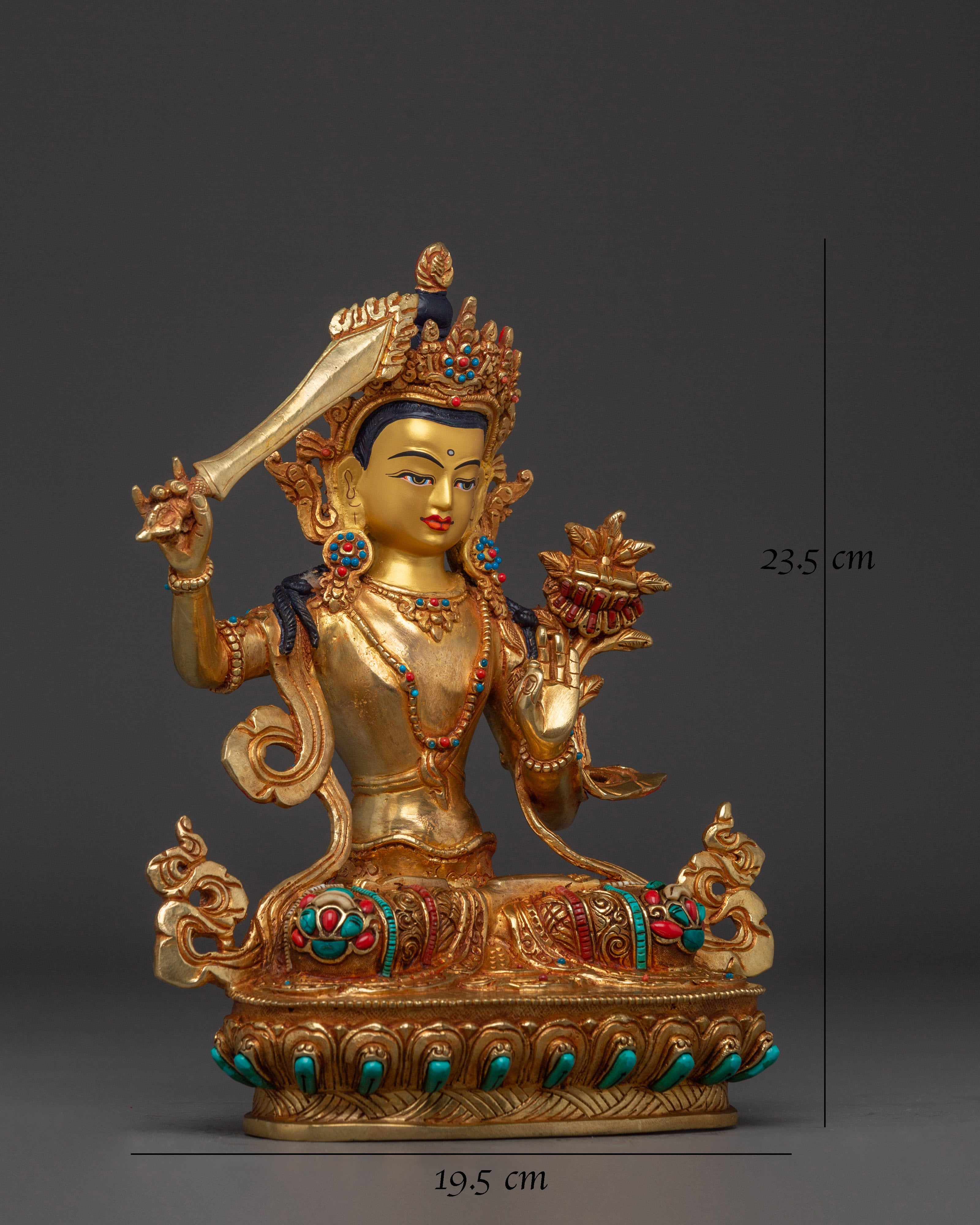 Tibetan Sculpture of Manjushri