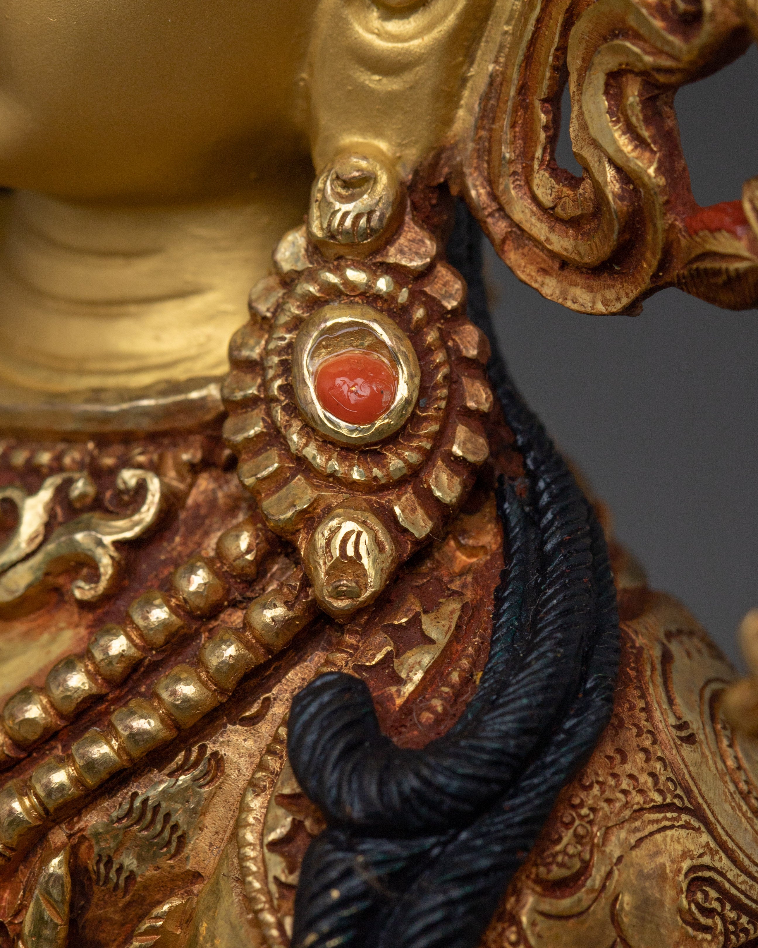 Nepalese Chenrezig Statue | Bodhisattva Art for Altar Decor
