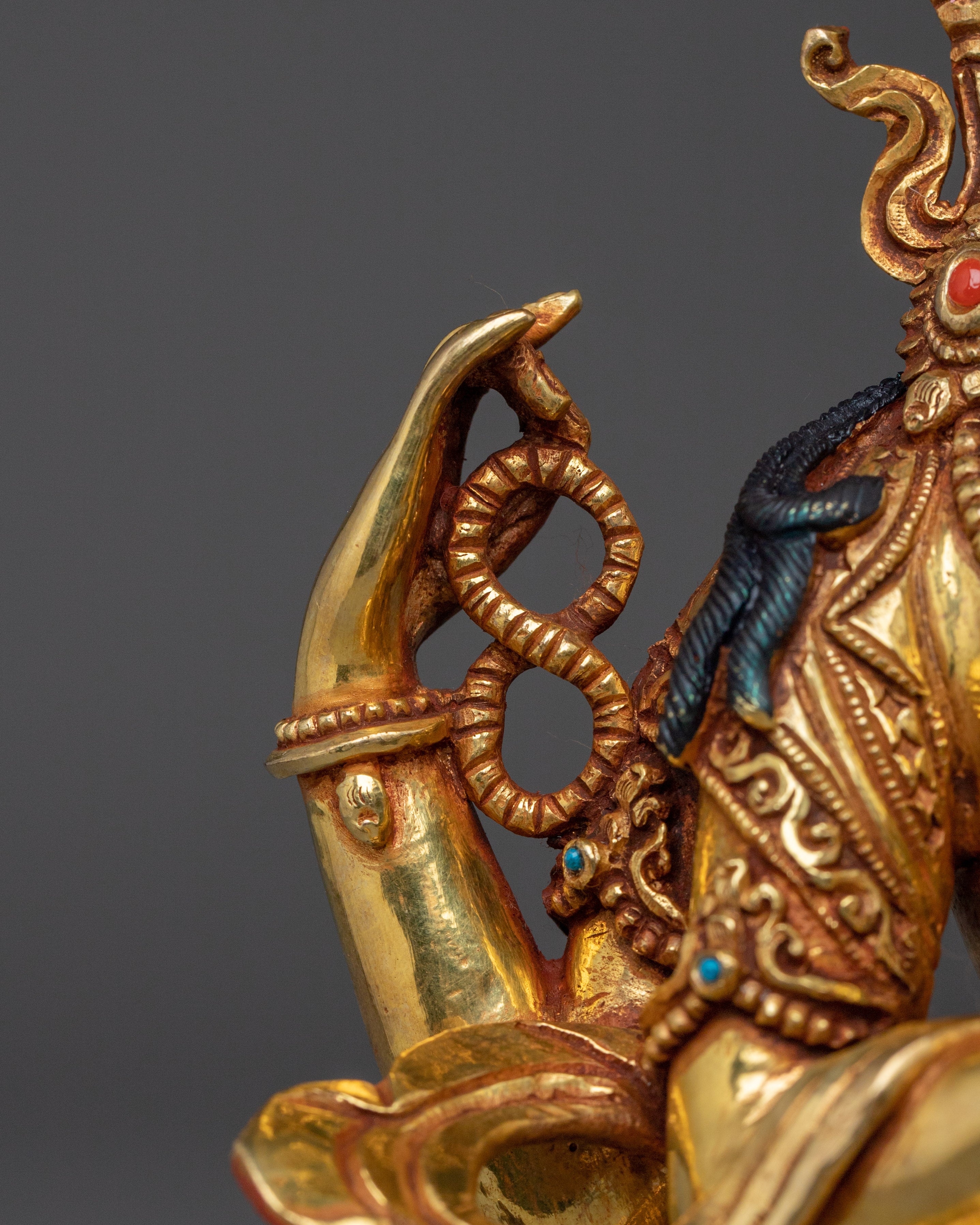 Nepalese Chenrezig Statue | Bodhisattva Art for Altar Decor