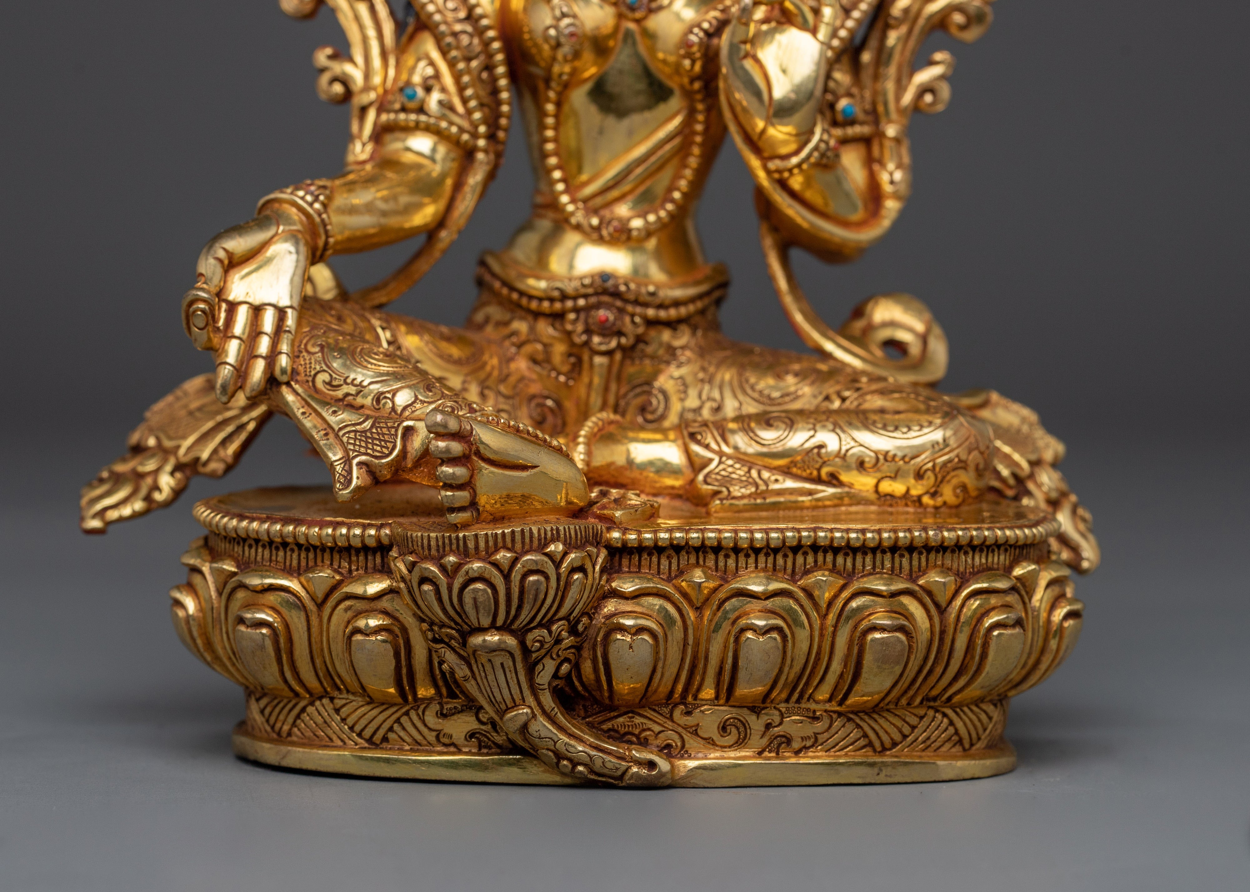 Divine Shayma Tara Statue | Green Tara - Mother of All Buddhas