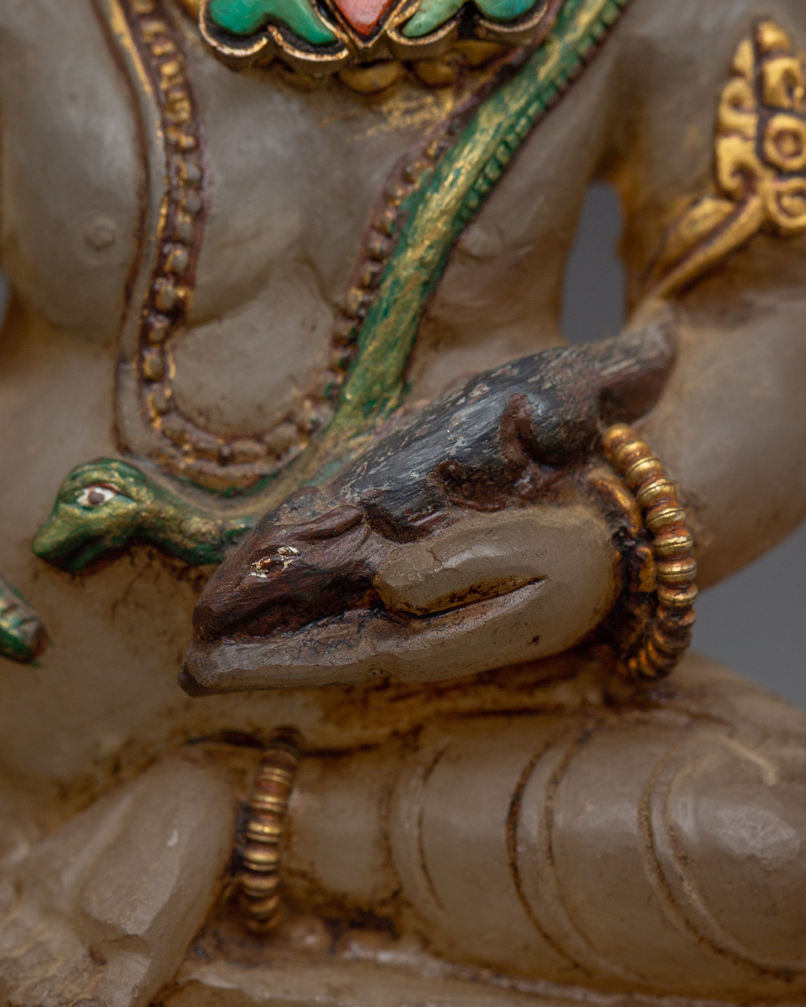 Lord of Abundance Dzambhala Statue | Guardian of Wealth