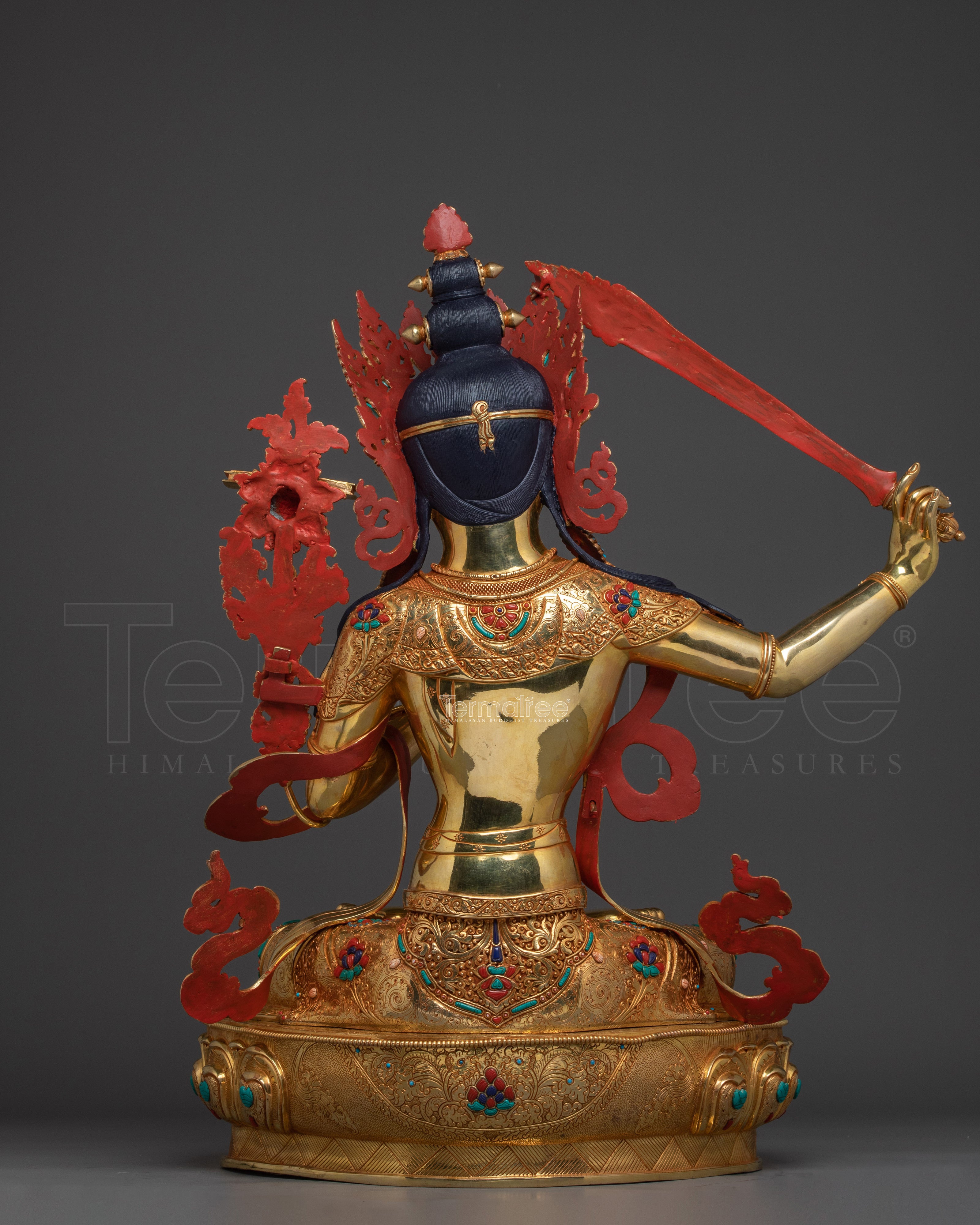 Exquisite Manjushri Statue | Embodiment of Transcendent Wisdom