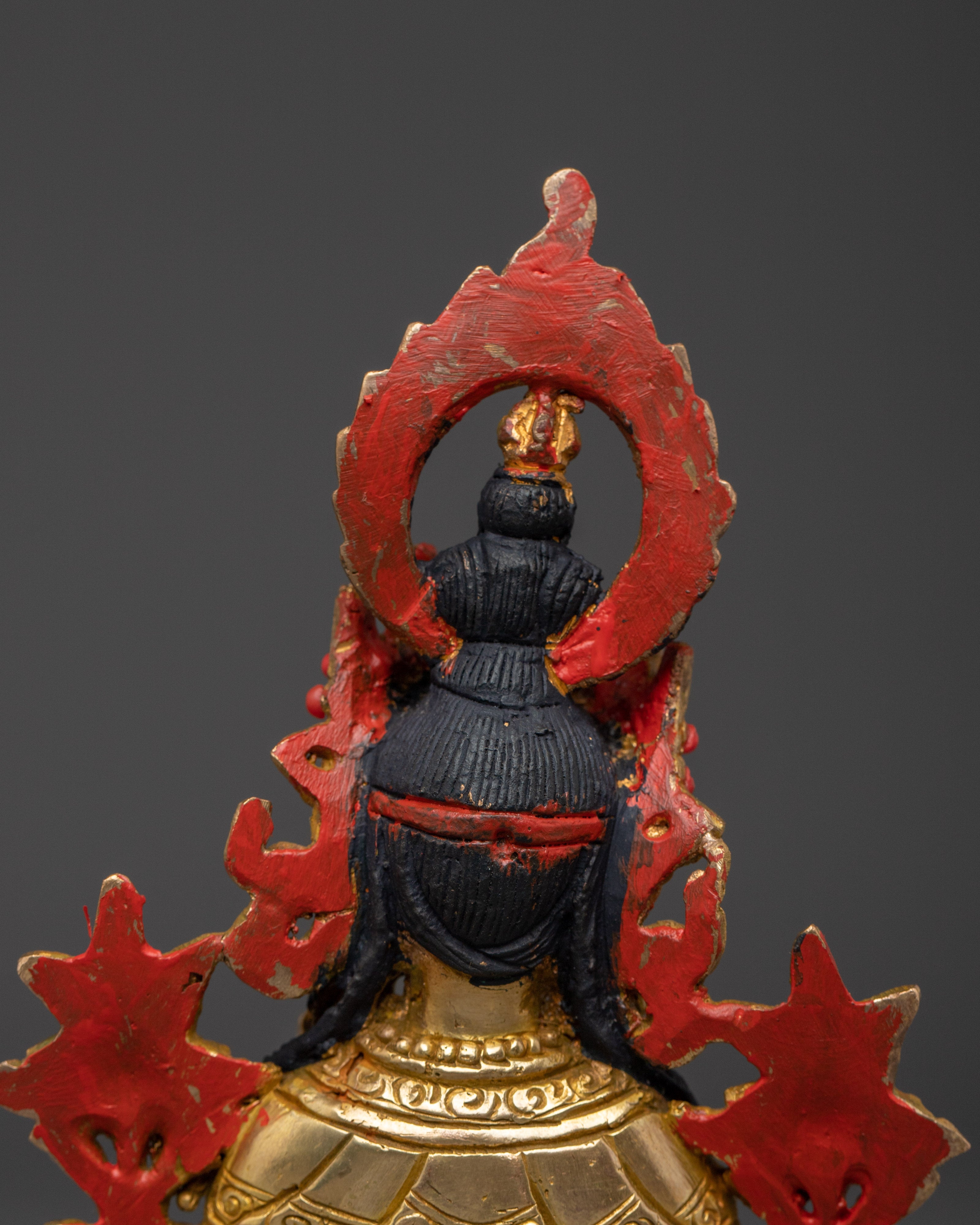 Golden Bodhisattva Statue Set | Tibetan Buddhism Five Enlightened Beings