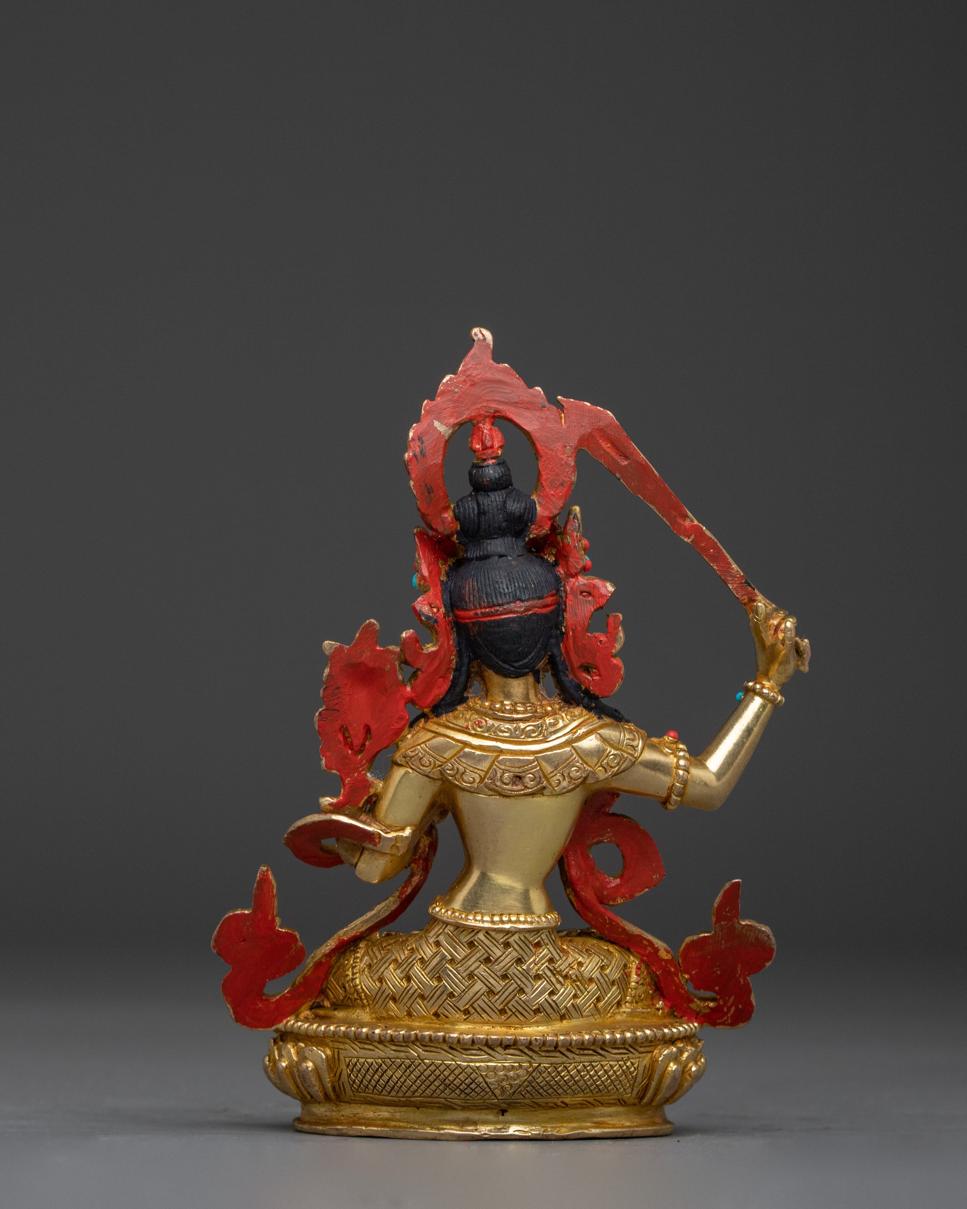Golden Bodhisattva Statue Set | Tibetan Buddhism Five Enlightened Beings